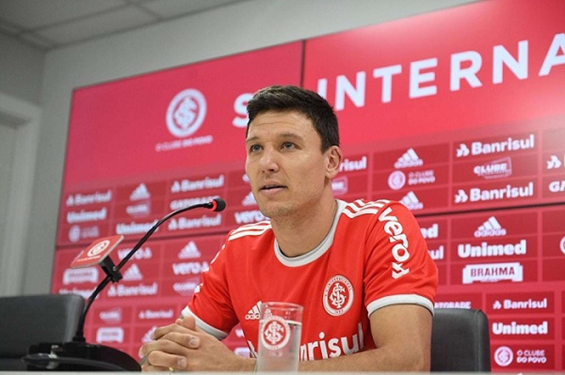 Apresentação de Damián Musto no Internacional