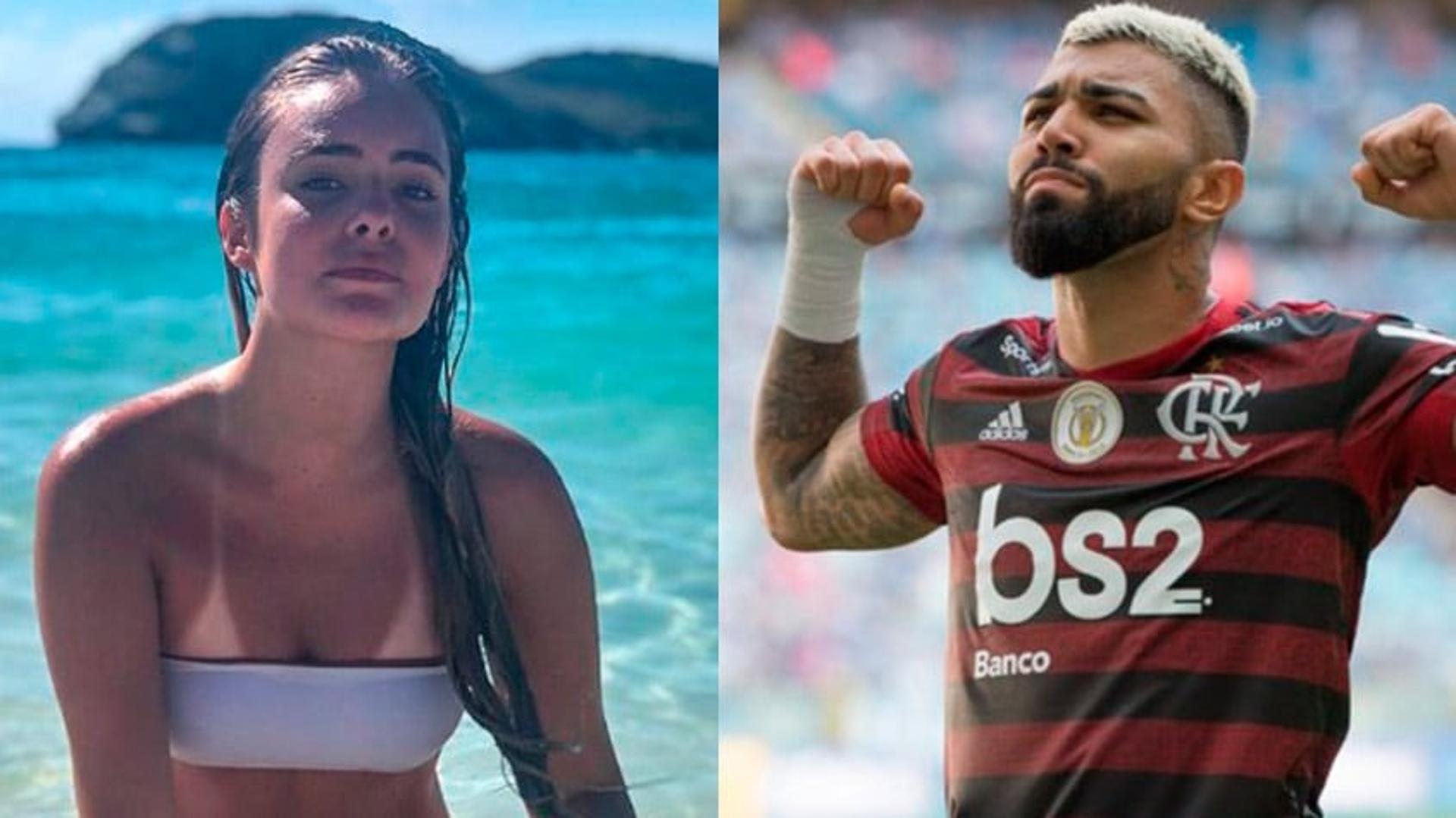 Montagem - Mariana; Gabigol