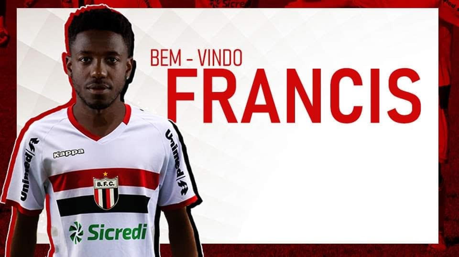 Francis contratado pelo Botafogo-SP