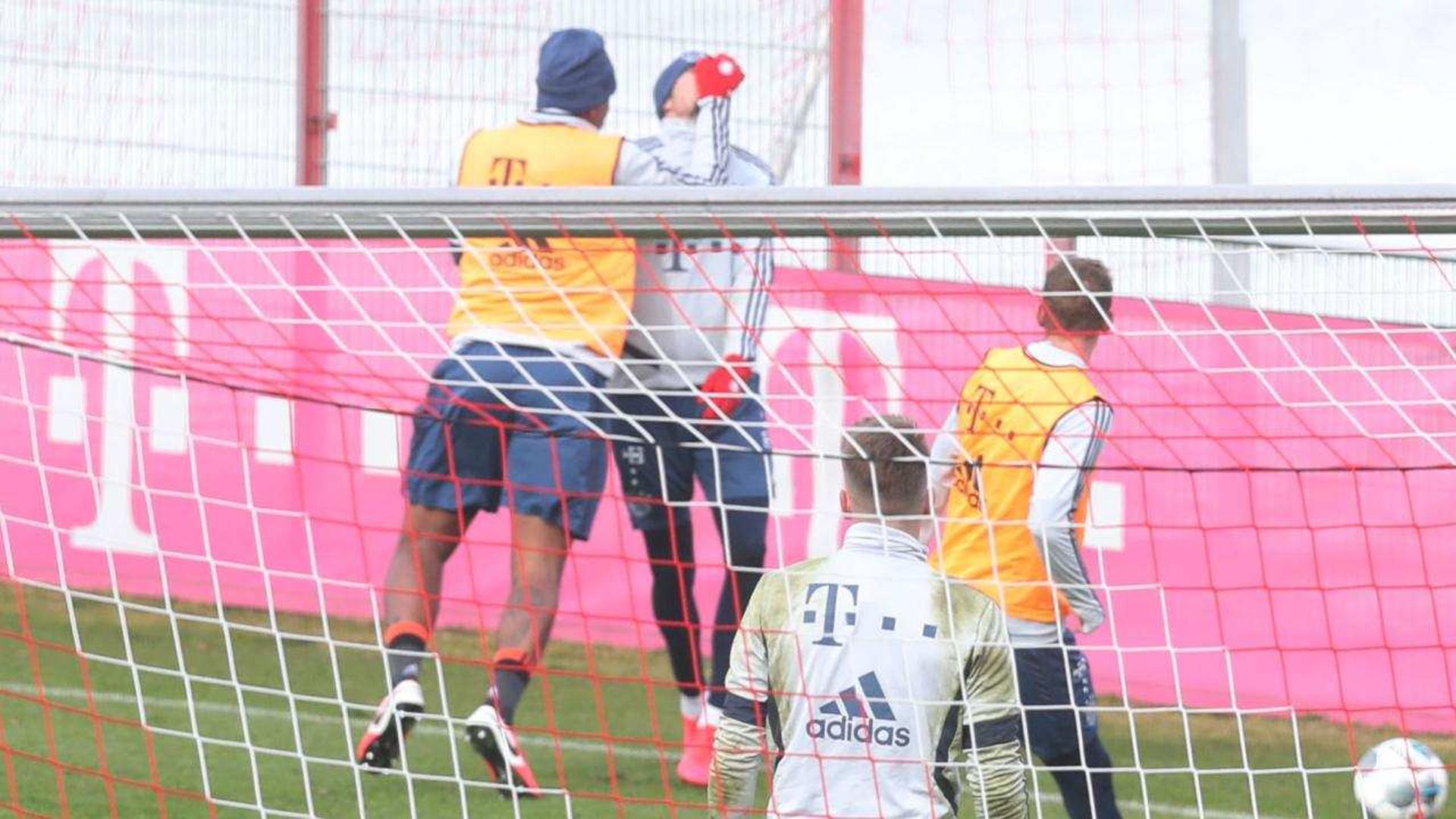 Briga no treino do Bayern