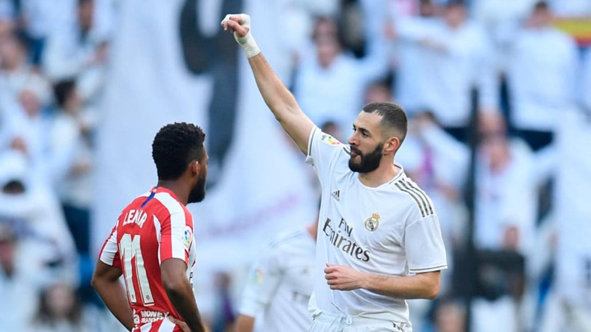 Real Madrid x Atletico de Madrid -Benzema