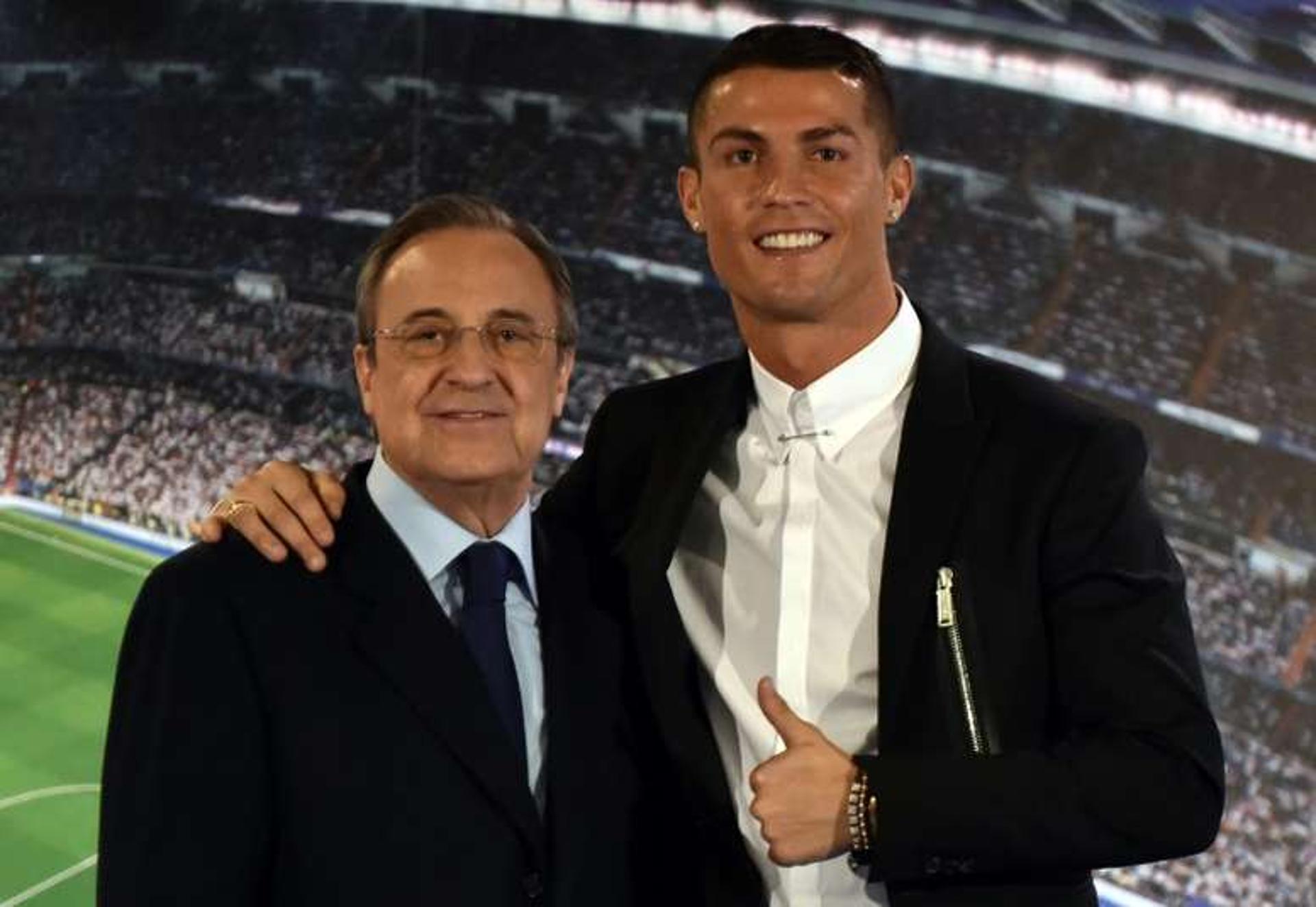 Florentino Pérez e Cristiano Ronaldo