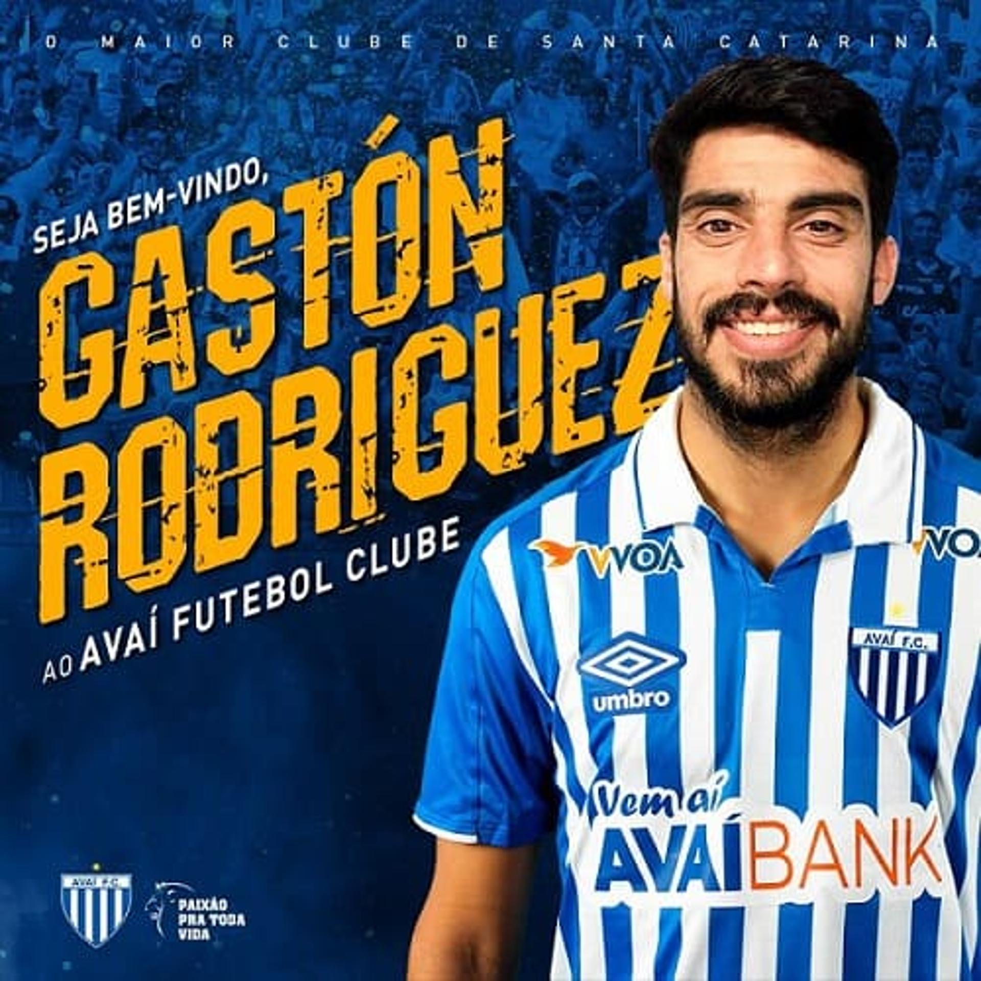 Gastón Rodríguez reforça o Avaí