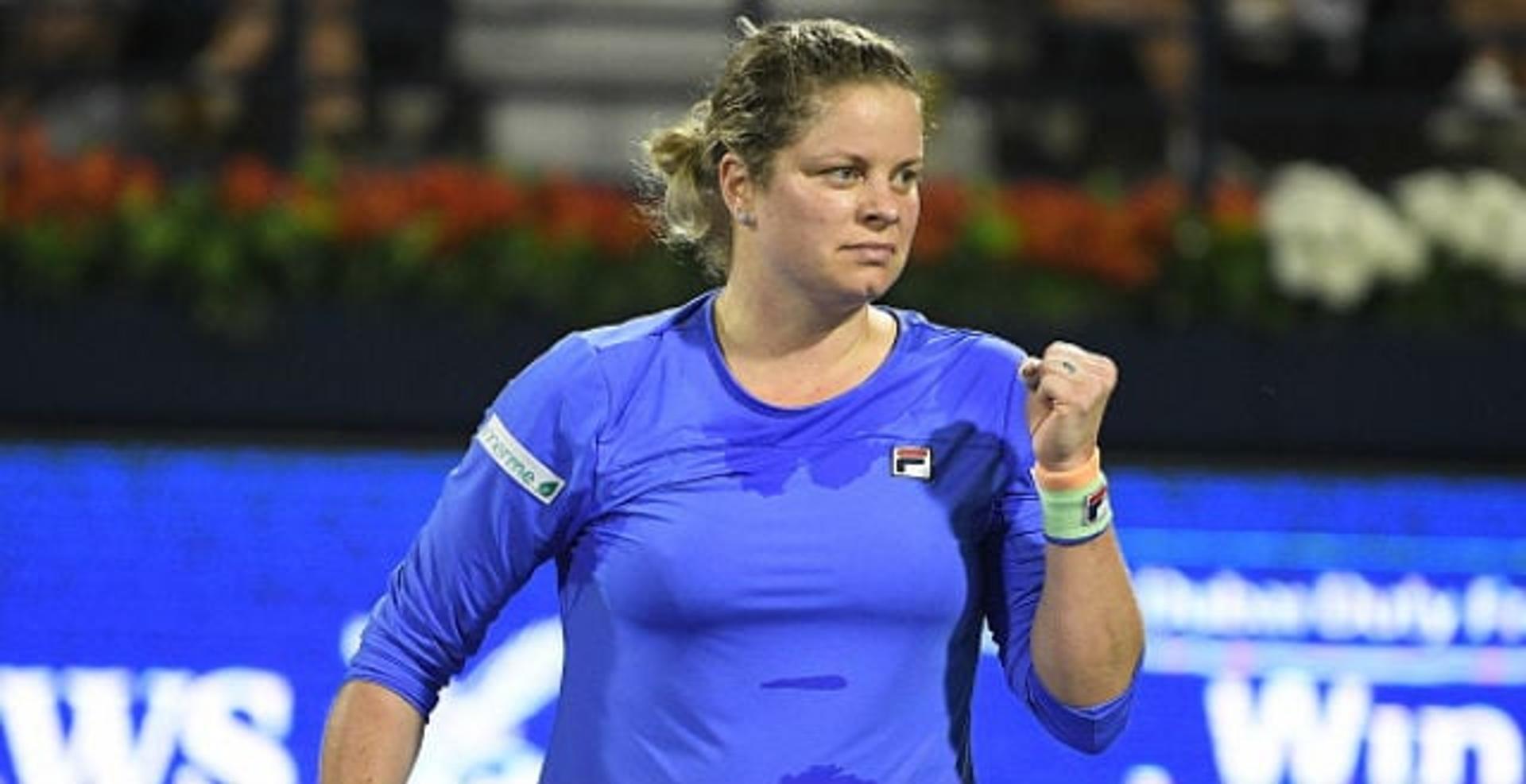 Kim Clijsters em seu retorno ao circuito profissional