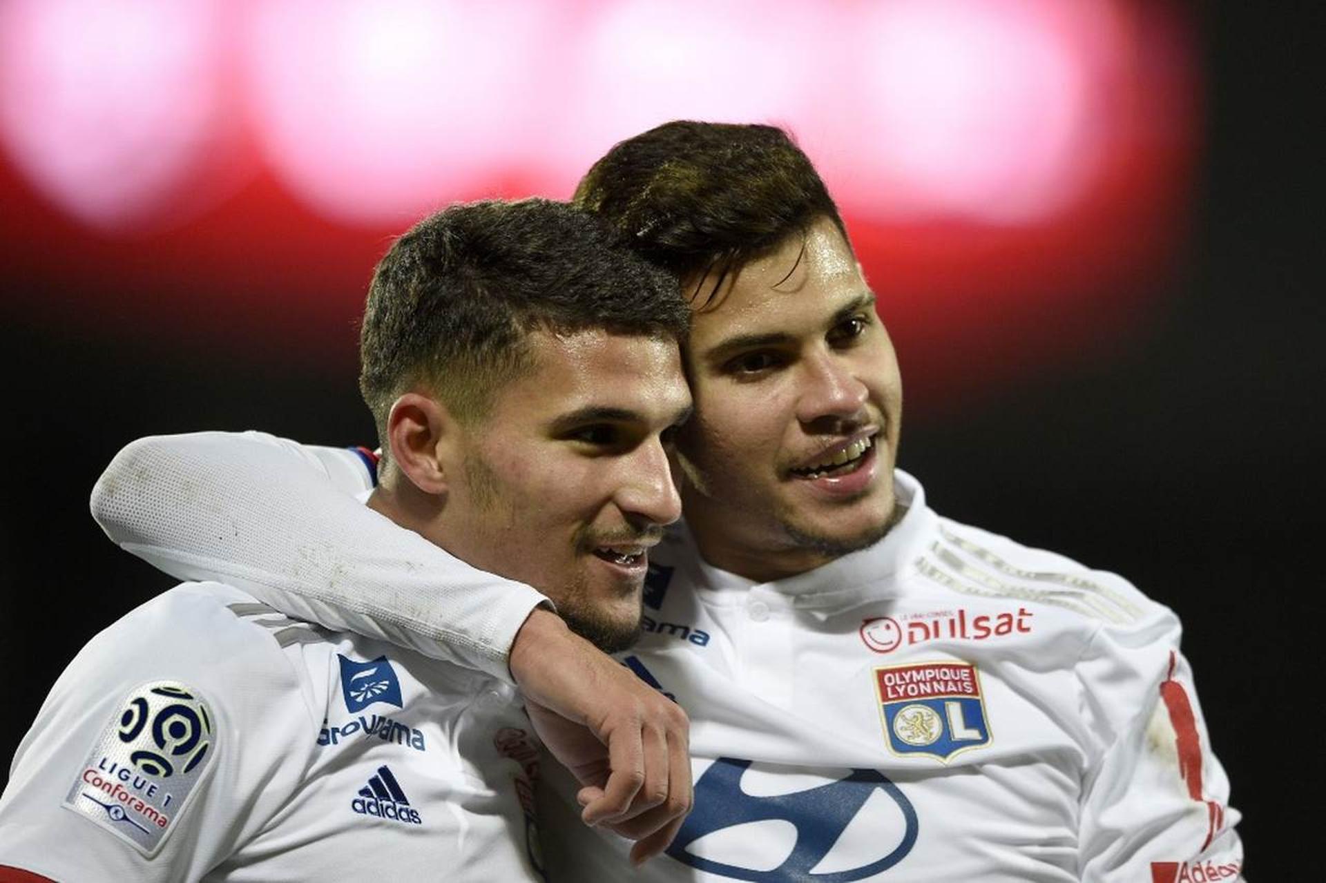 Bruno Guimarães e Aouar (Lyon)