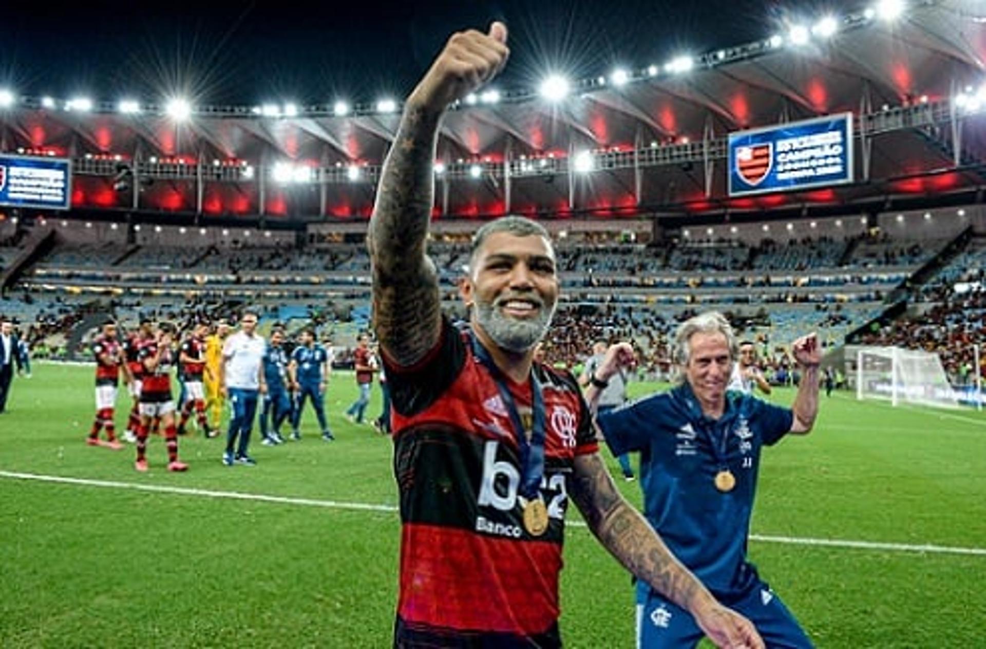 Gabigol e Jorge Jesus - Flamengo