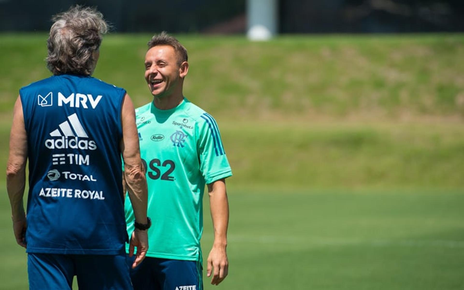 Jorge Jesus e Rafinha - Flamengo