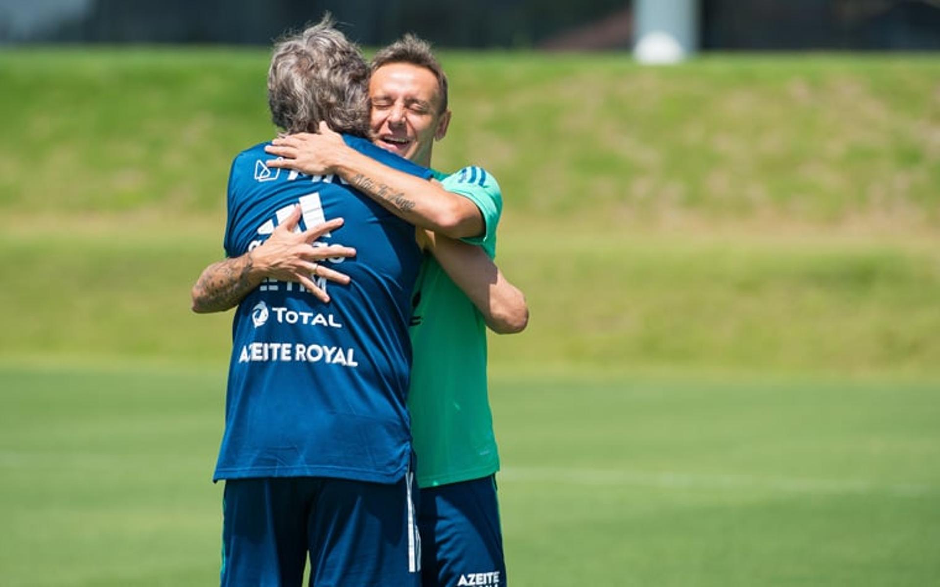 Jorge Jesus e Rafinha - Flamengo