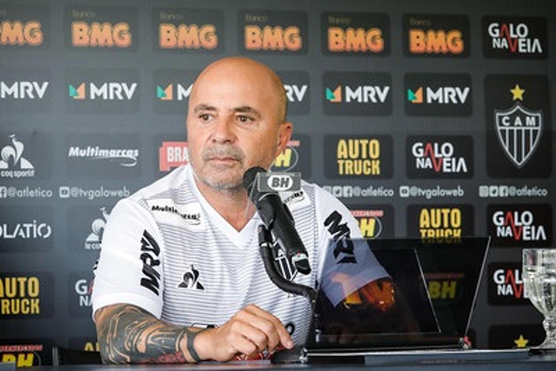 Sampaoli deixou claro que vai fazer o Galo jogar sempre em busca do gol