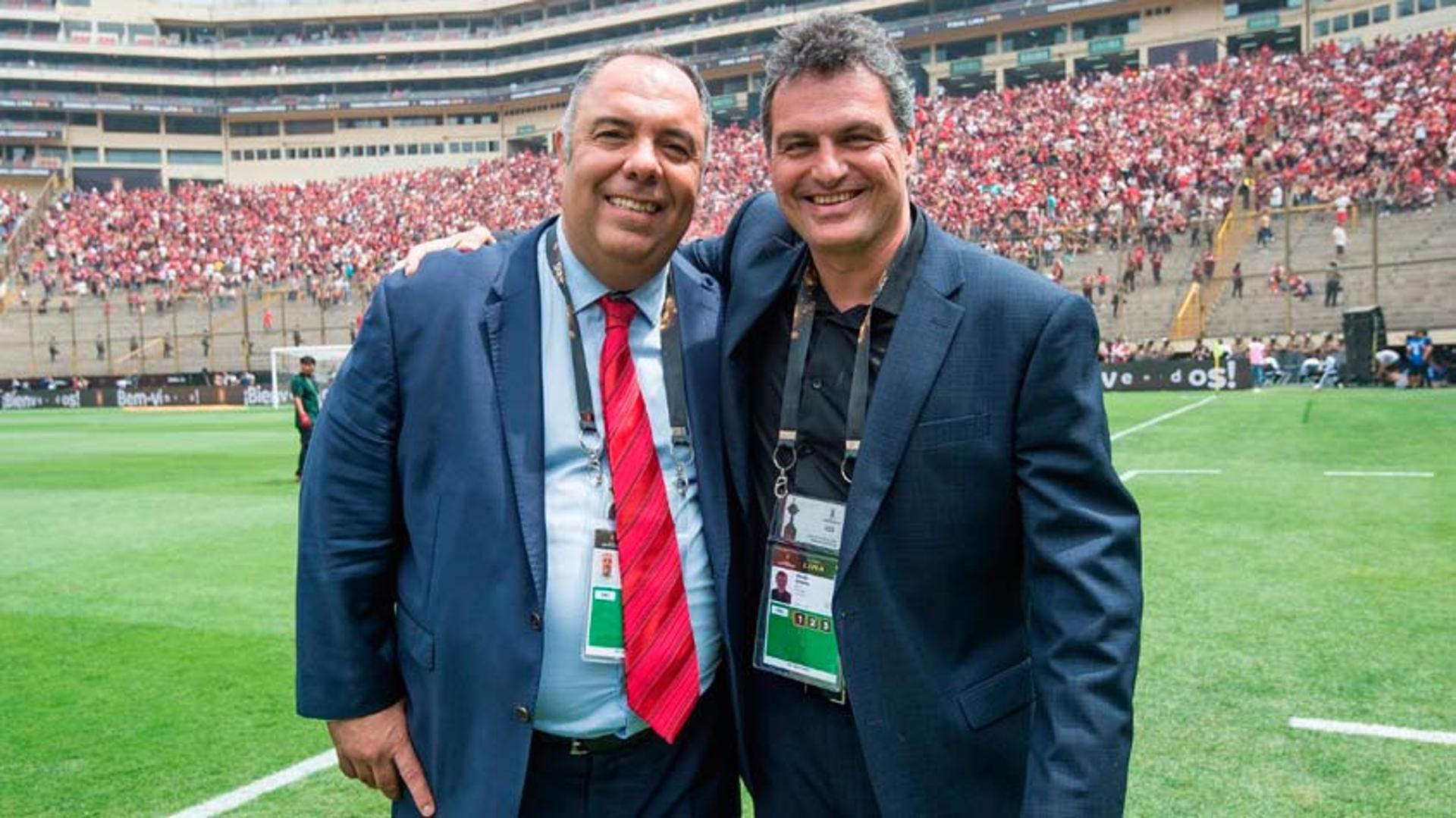 Marcos Braz e Bruno Spindel - Final da Libertadores