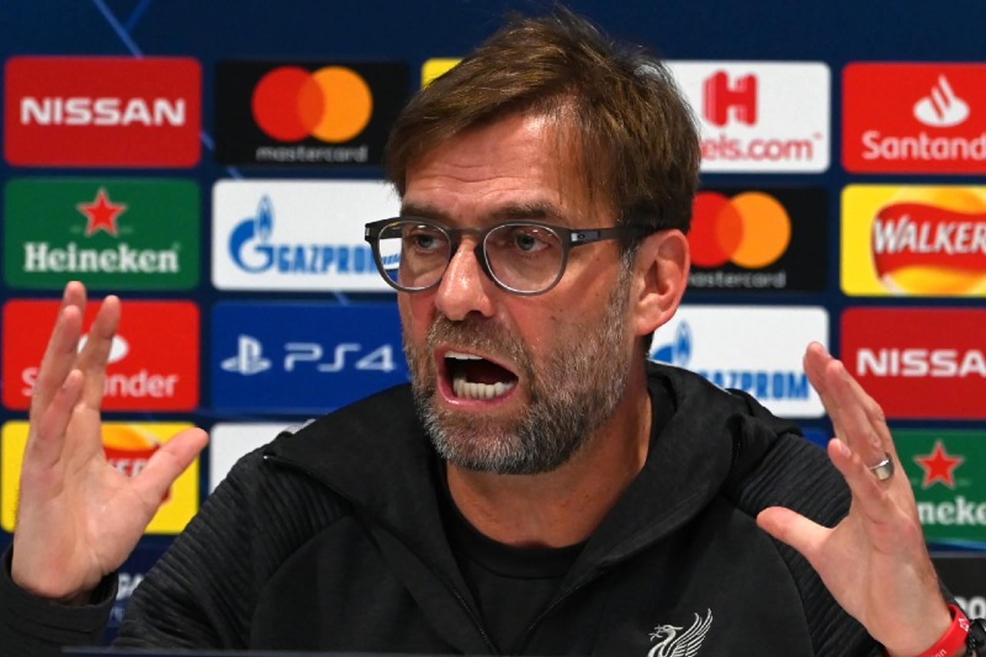 Klopp brigou com jornalistas e criticou o Atlético de Madrid