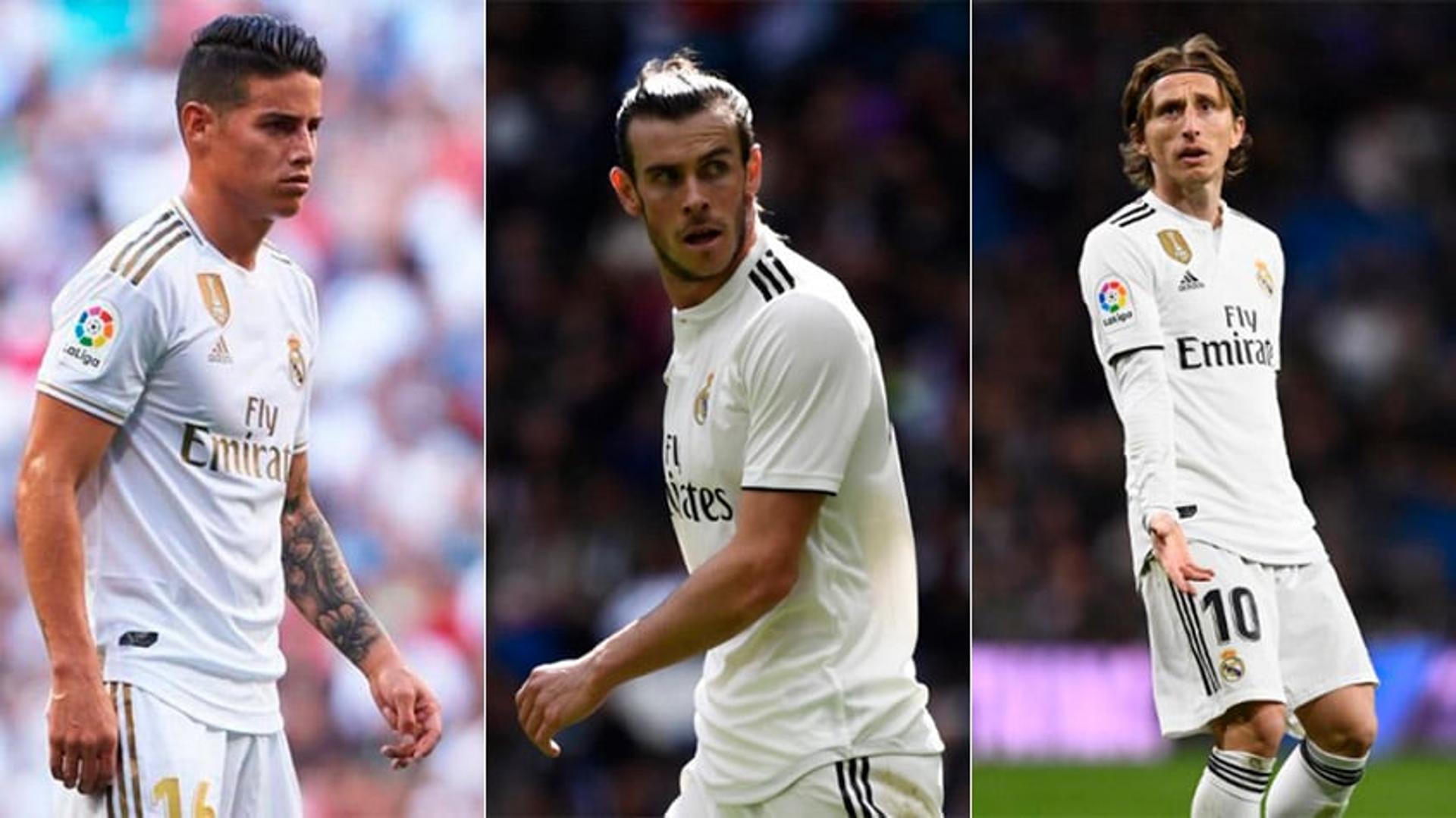 Montagem - James Rodríguez, Gareth Bale, Luka Modric