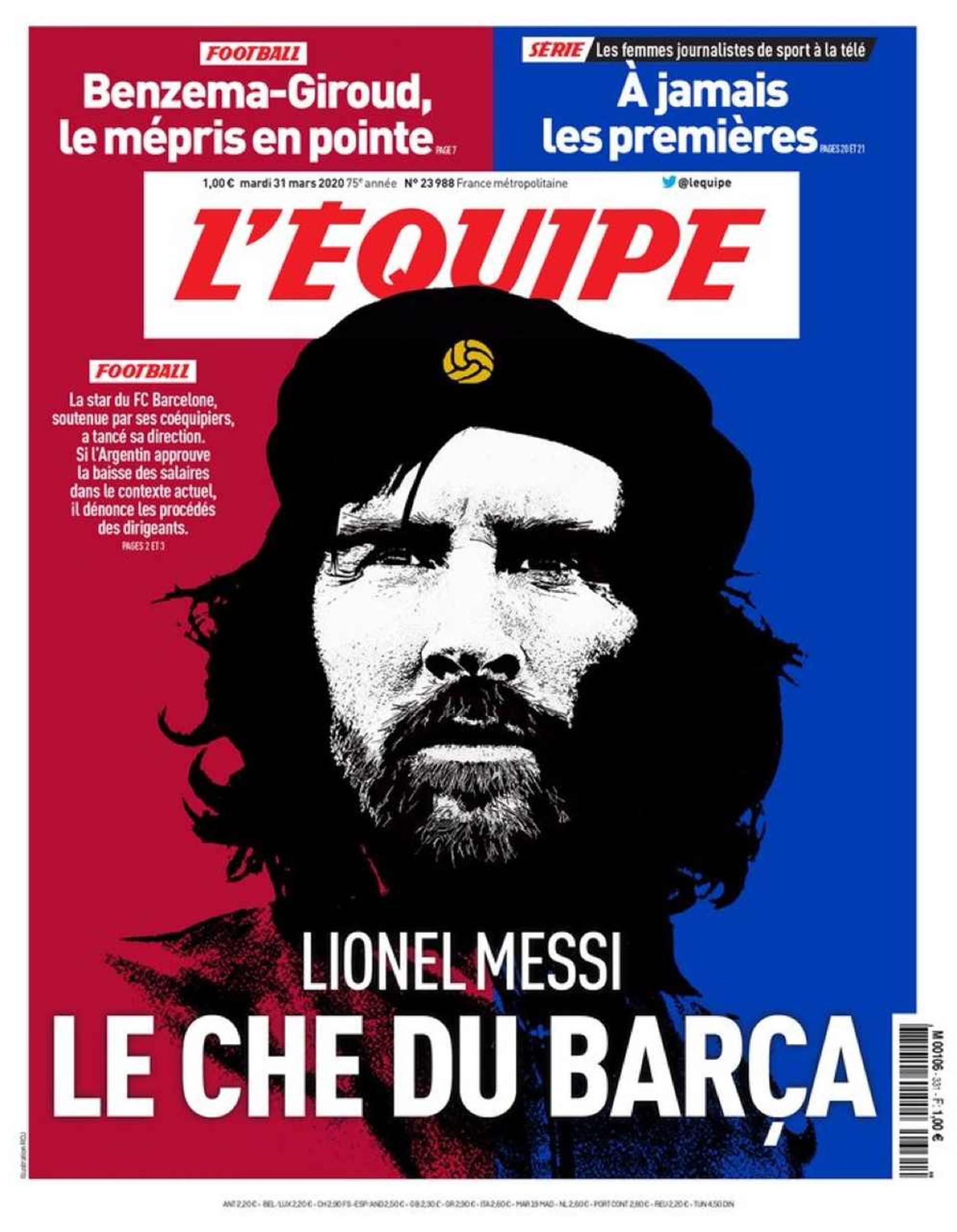 Messi, Che Guevara - L'Équipe