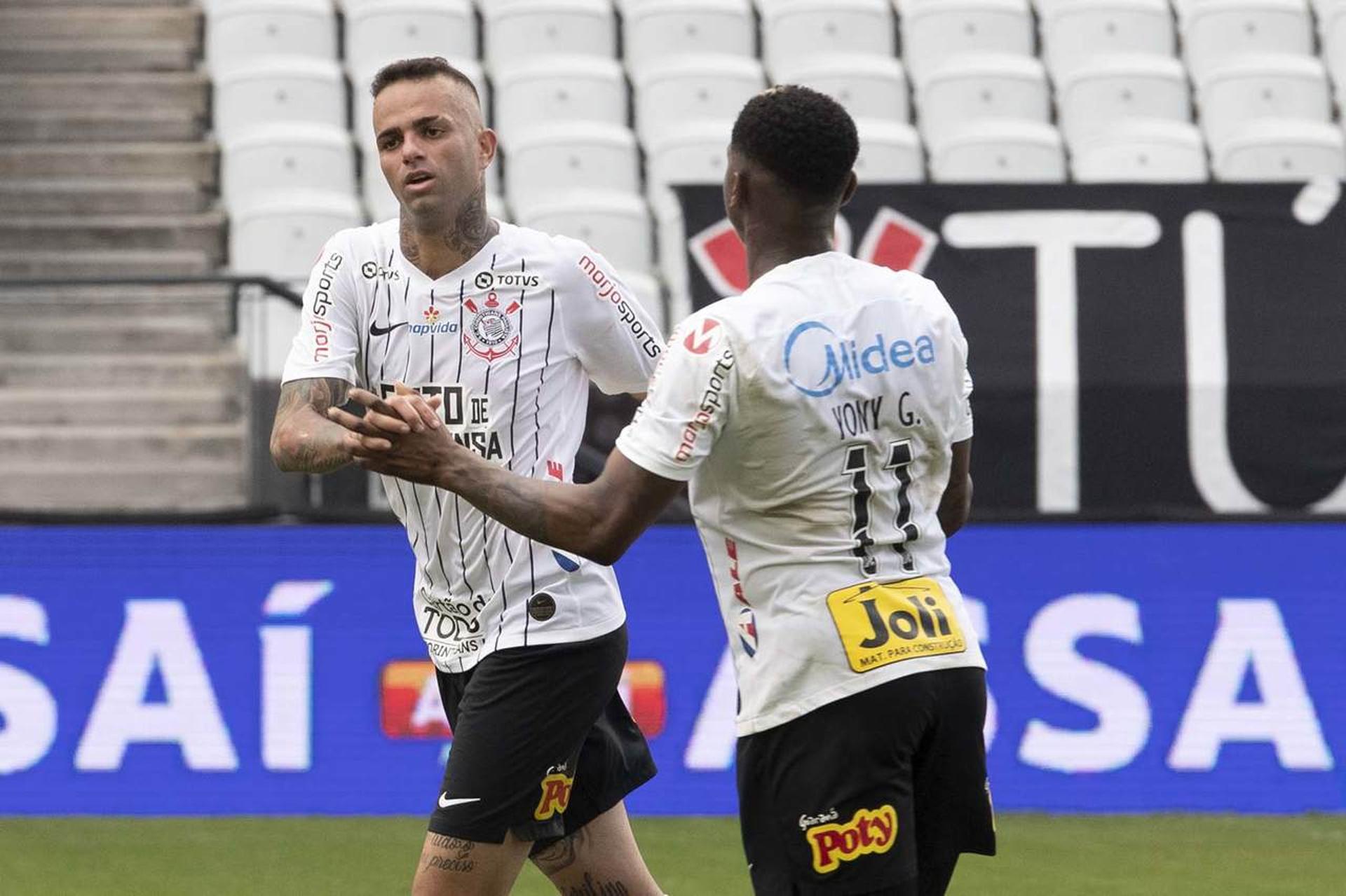 Luan tem quatro gols com a camisa do Corinthians