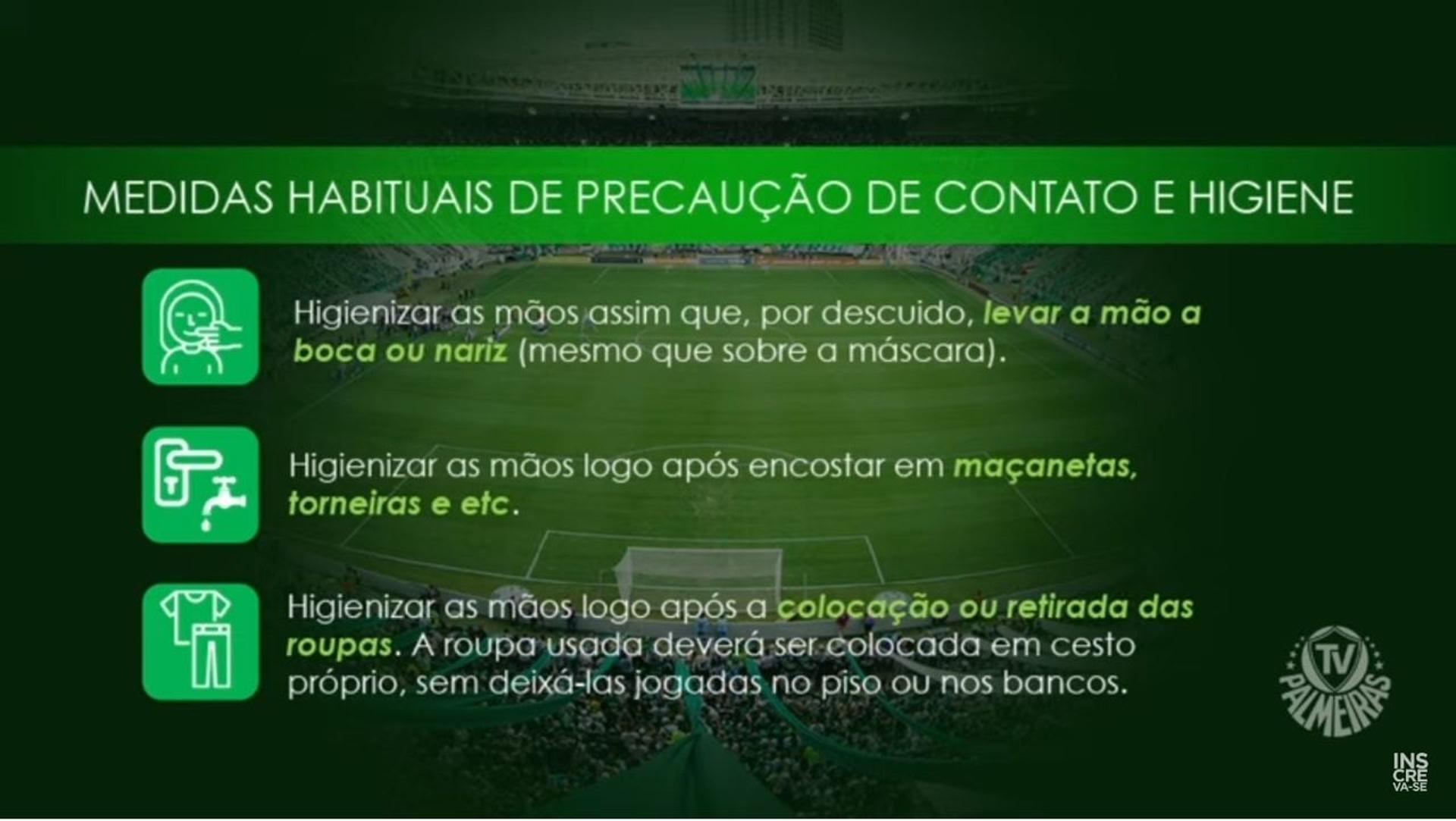 Palmeiras coronavírus