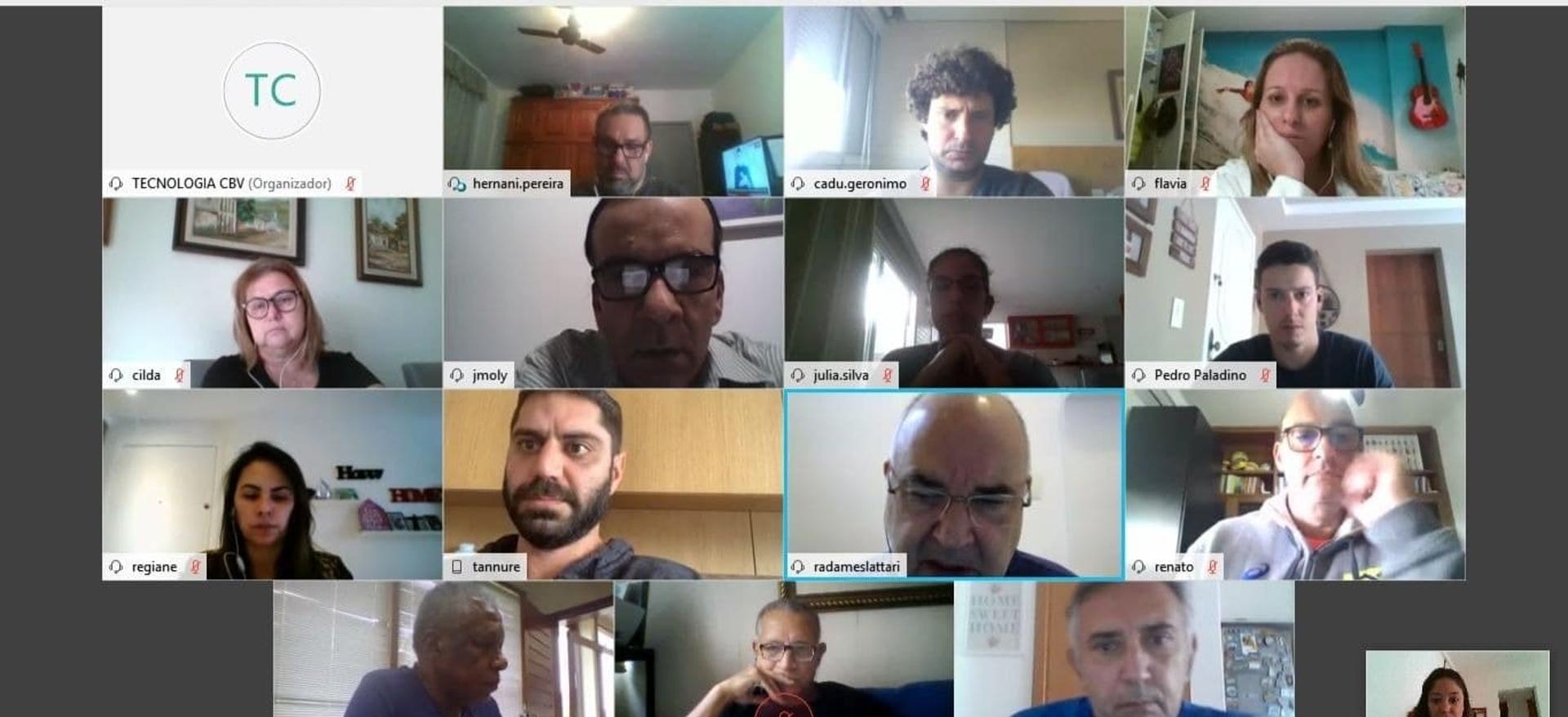 Reunião aconteceu virtualmente