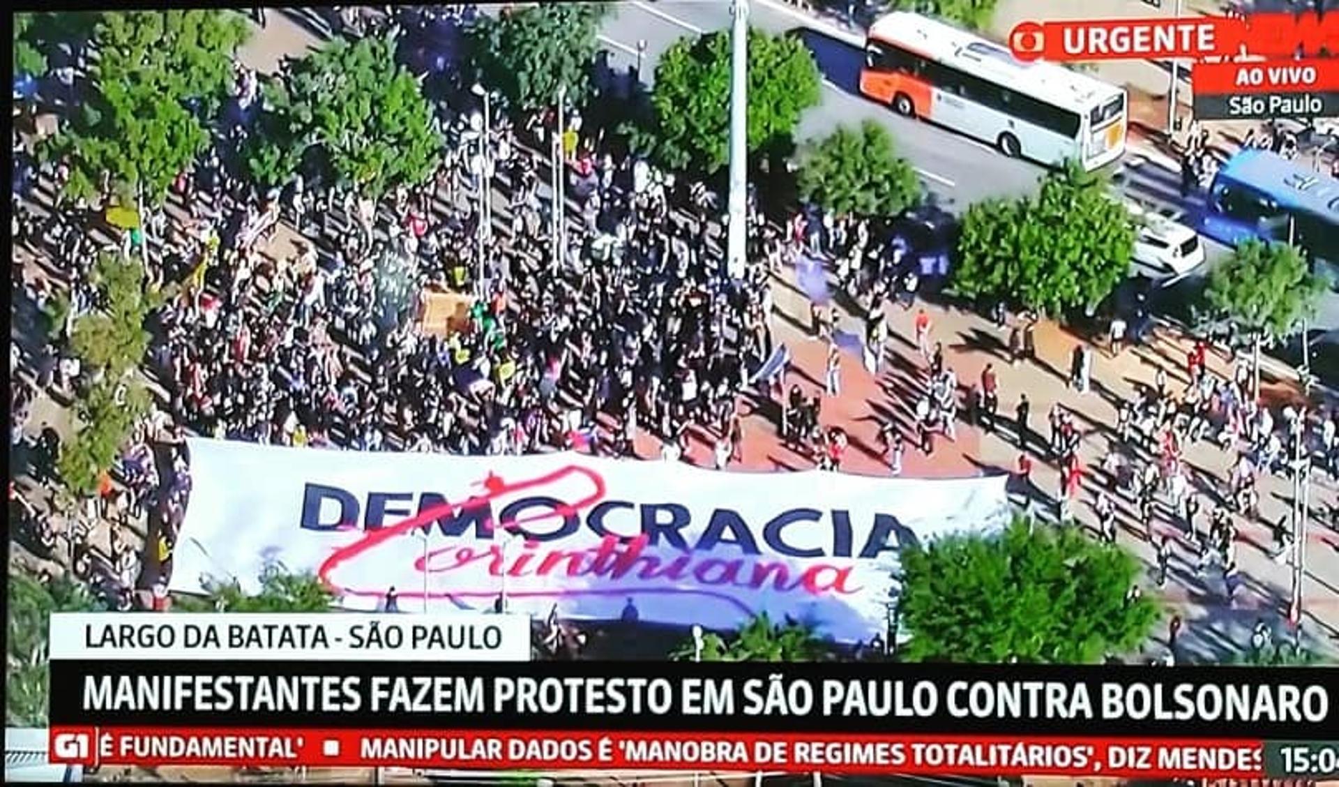 Protesto - Democracia Corinthiana