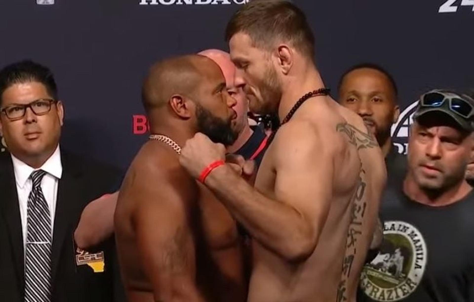 Trilogia entre Miocic e Cormier foi marcada para o dia 15 de agosto (Foto reprodução UFC)