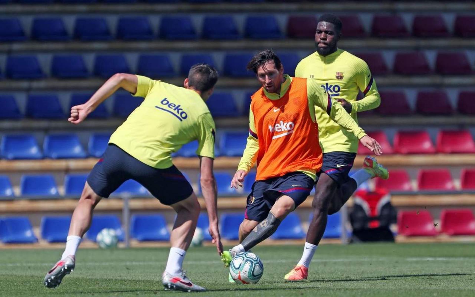 Barcelona - Treino - Messi