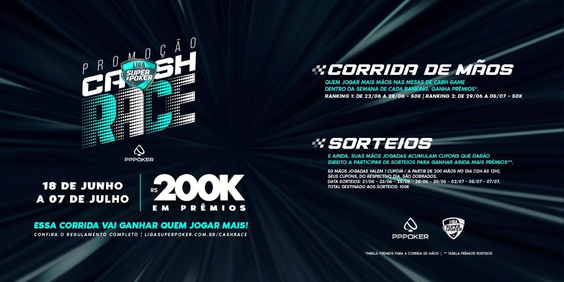 Cash Race da Liga SuperPoker no PPPoker