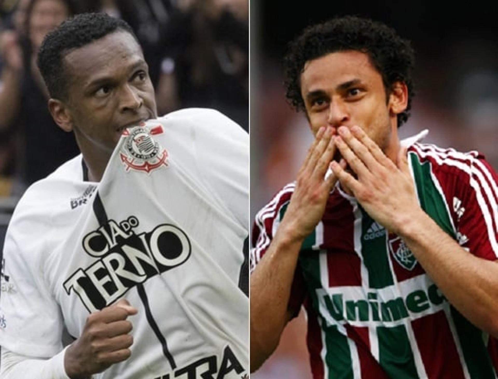 Jô Corinthians e Fred Fluminense