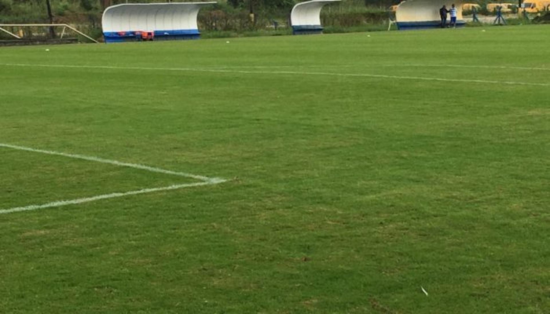 Gramado do CFA João Nilson Zunino, o CT do Avaí