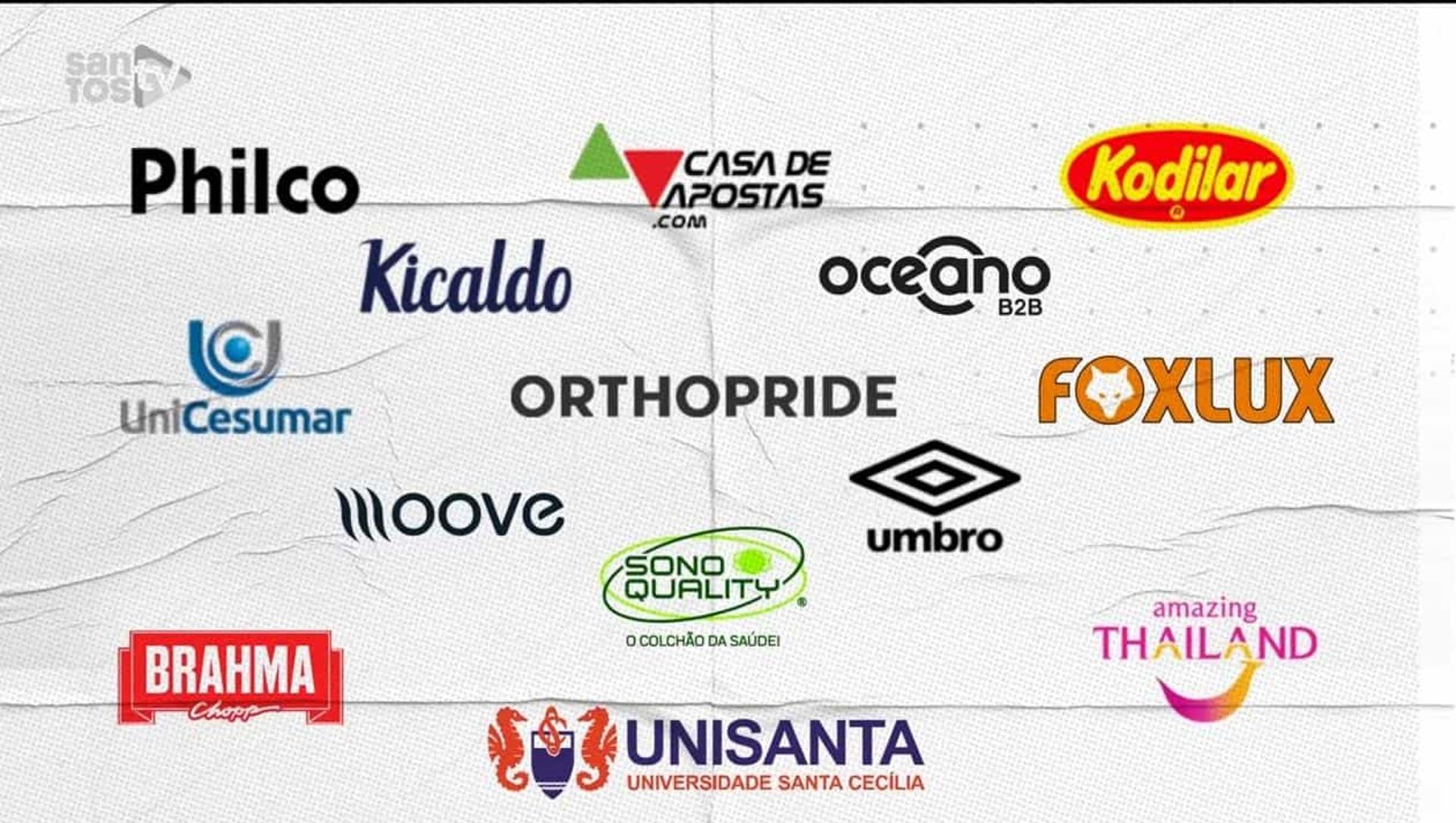 Patrocinadores Santos FC