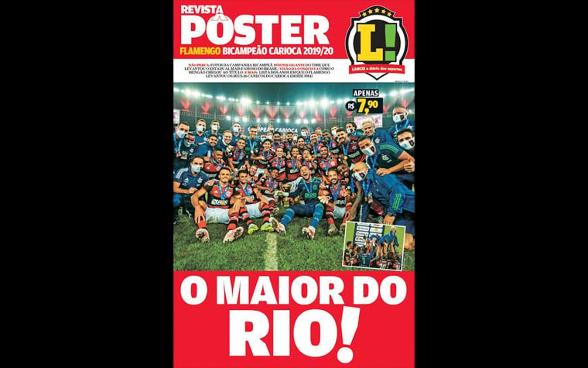 Revista Poster Flamengo Carioca 2020