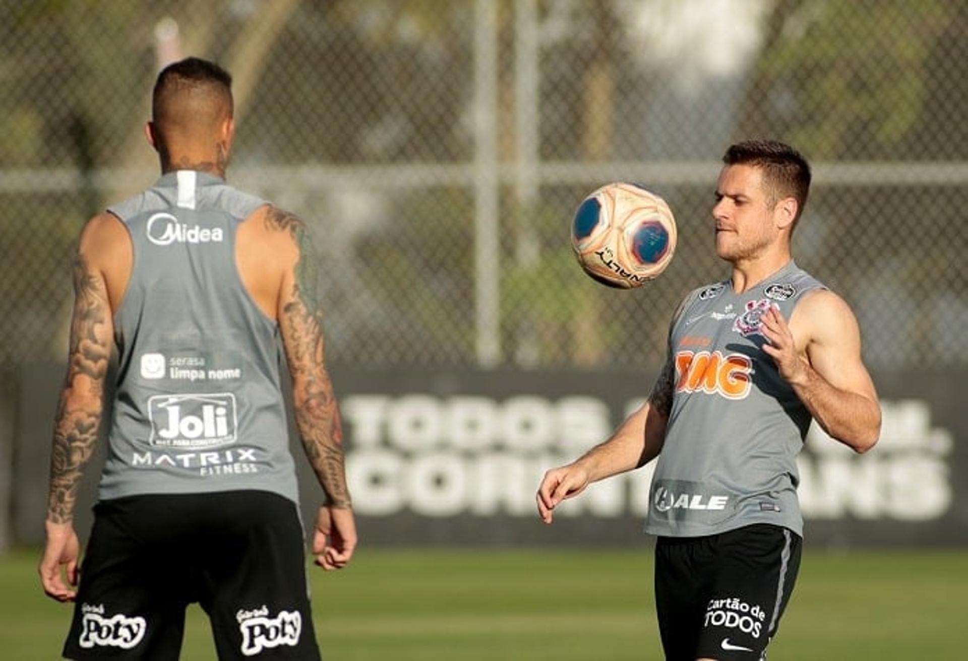 Luan e Ramiro - Treino Corinthians