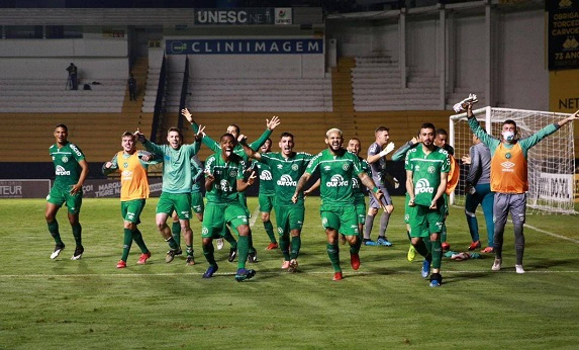 Criciúma x Chapecoense - Comemoração