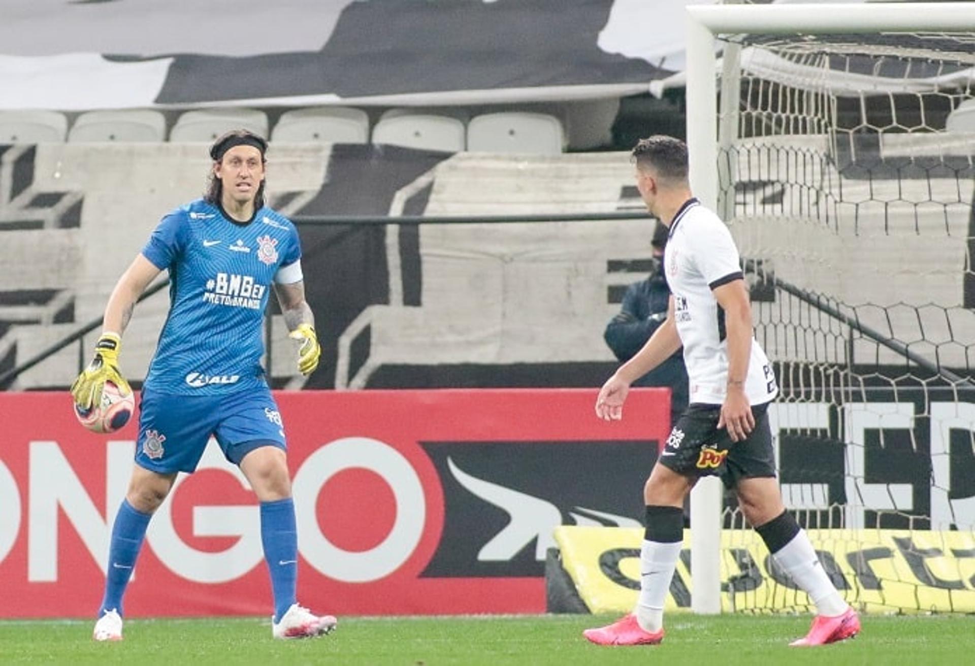 Cássio e Avelar - Corinthians x Palmeiras