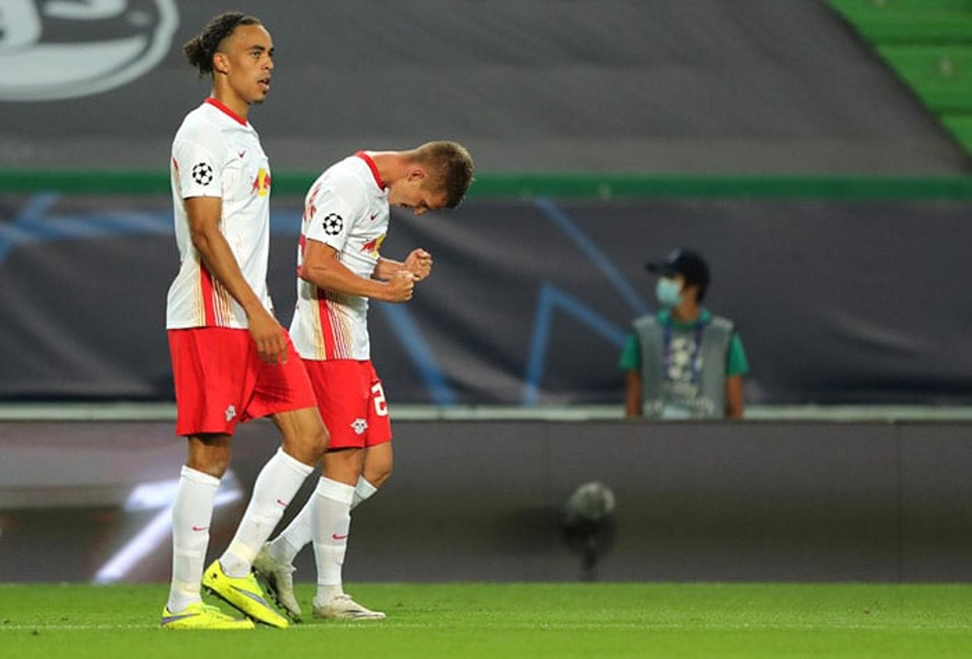 RB Leipzig x Atlético de Madrid - Comemoração