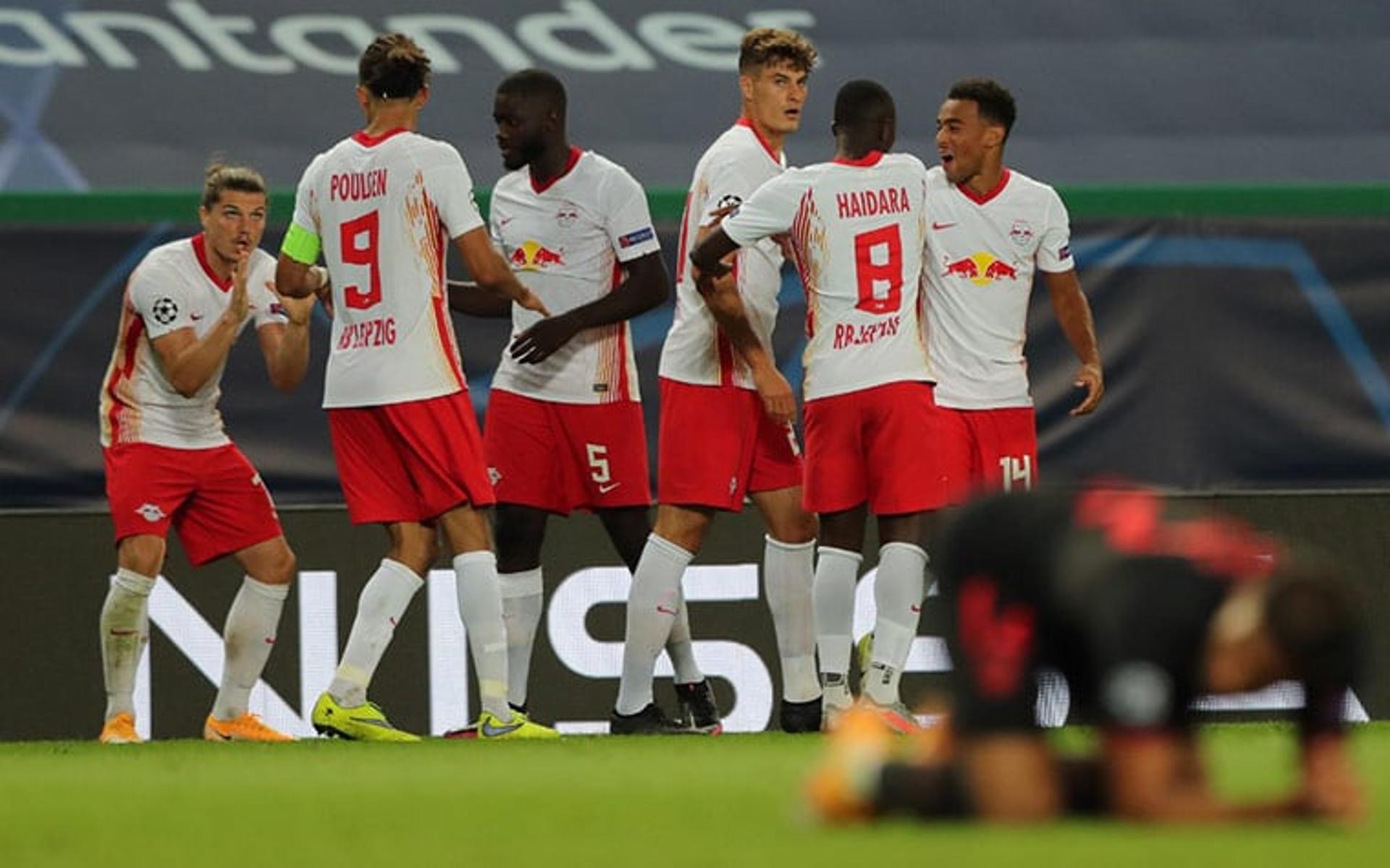 RB Leipzig x Atlético de Madrid - Comemoração