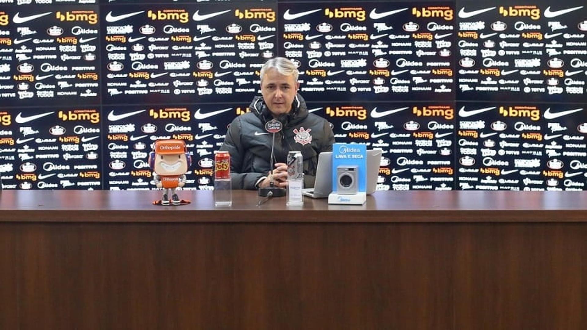 Tiago Nunes - Coletiva Corinthians