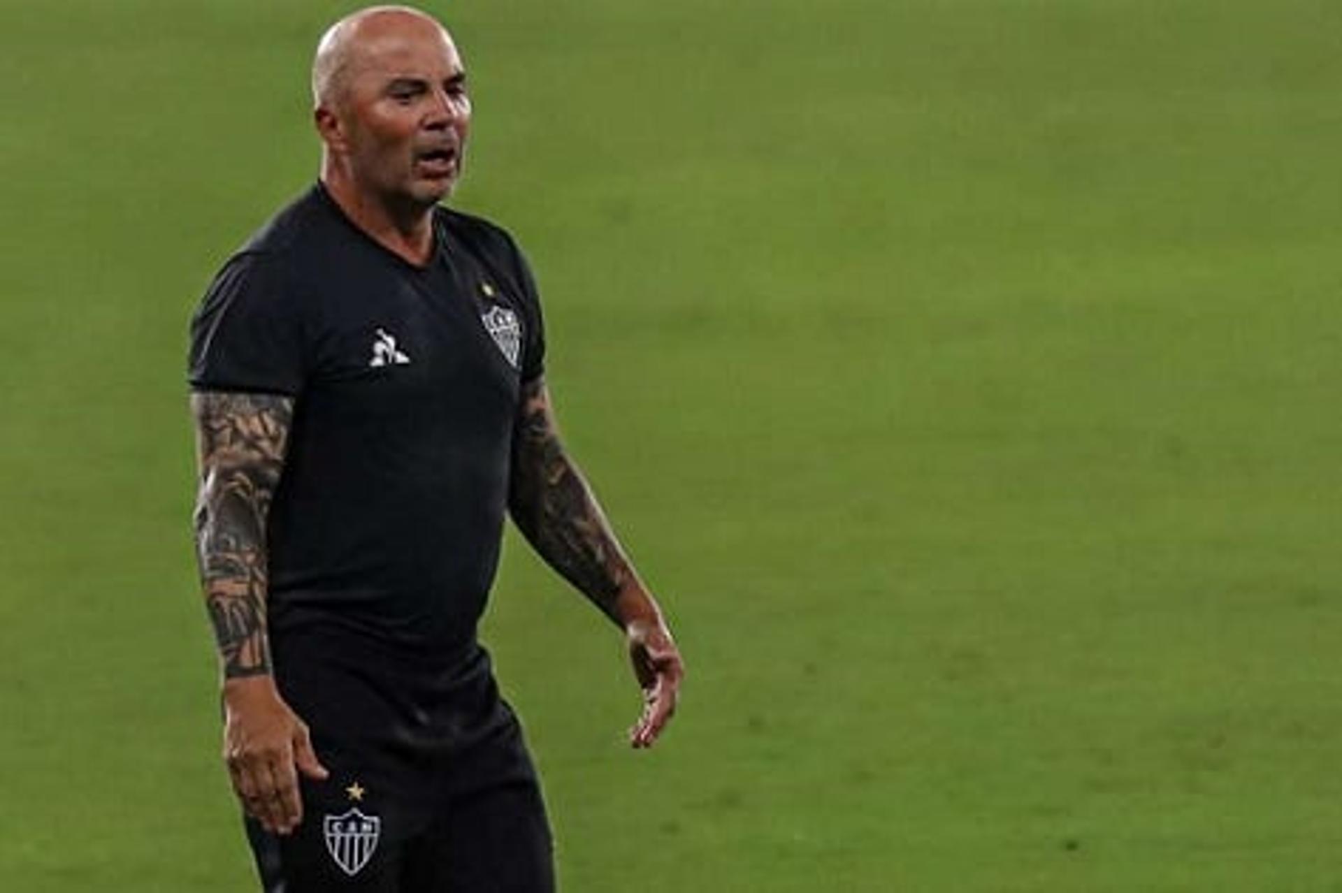 Sampaoli defendeu a atuação do Galo mesmo com a derrota para o Botafogo, no Rio