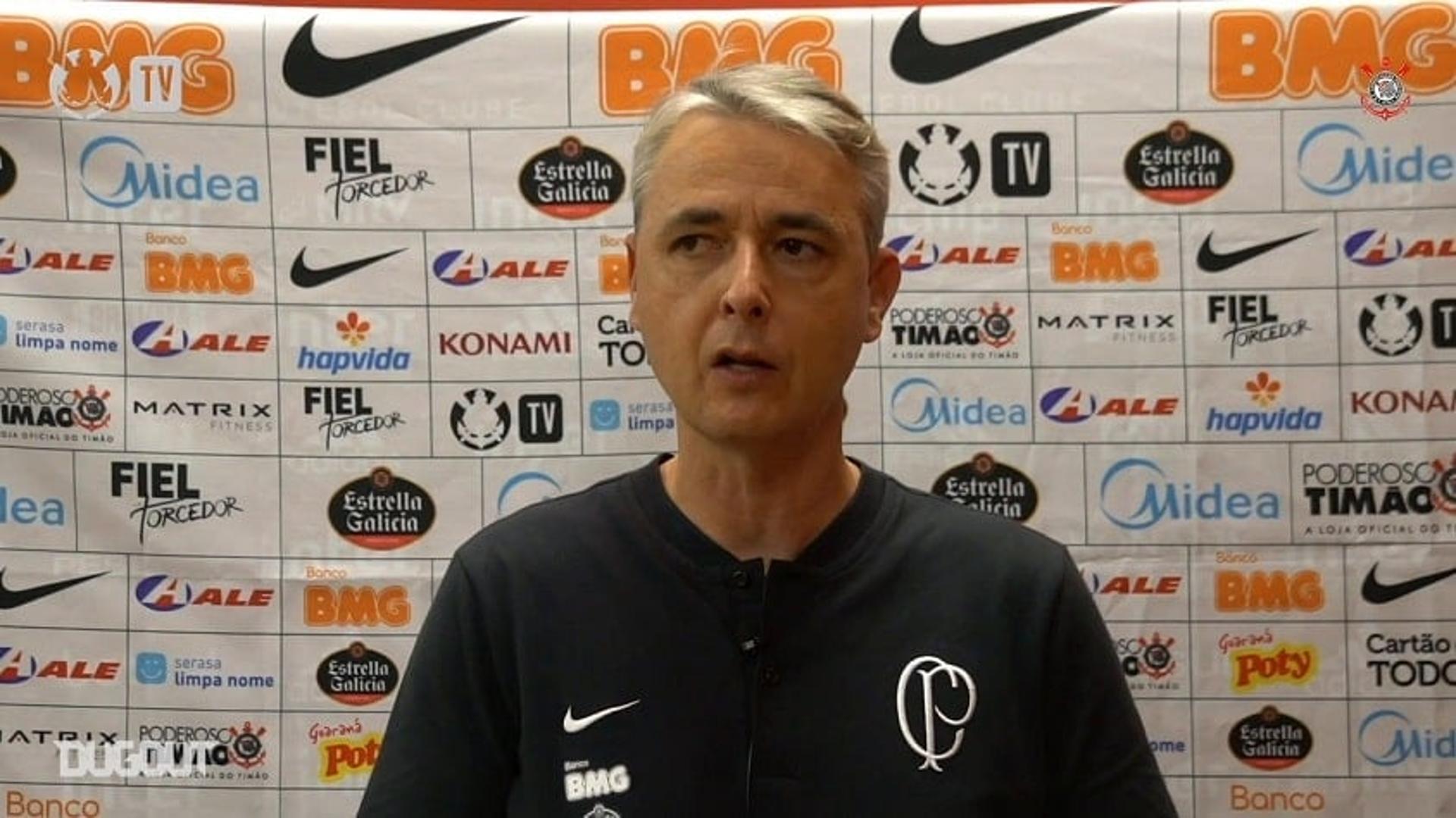 Tiago Nunes - Coletiva Corinthians