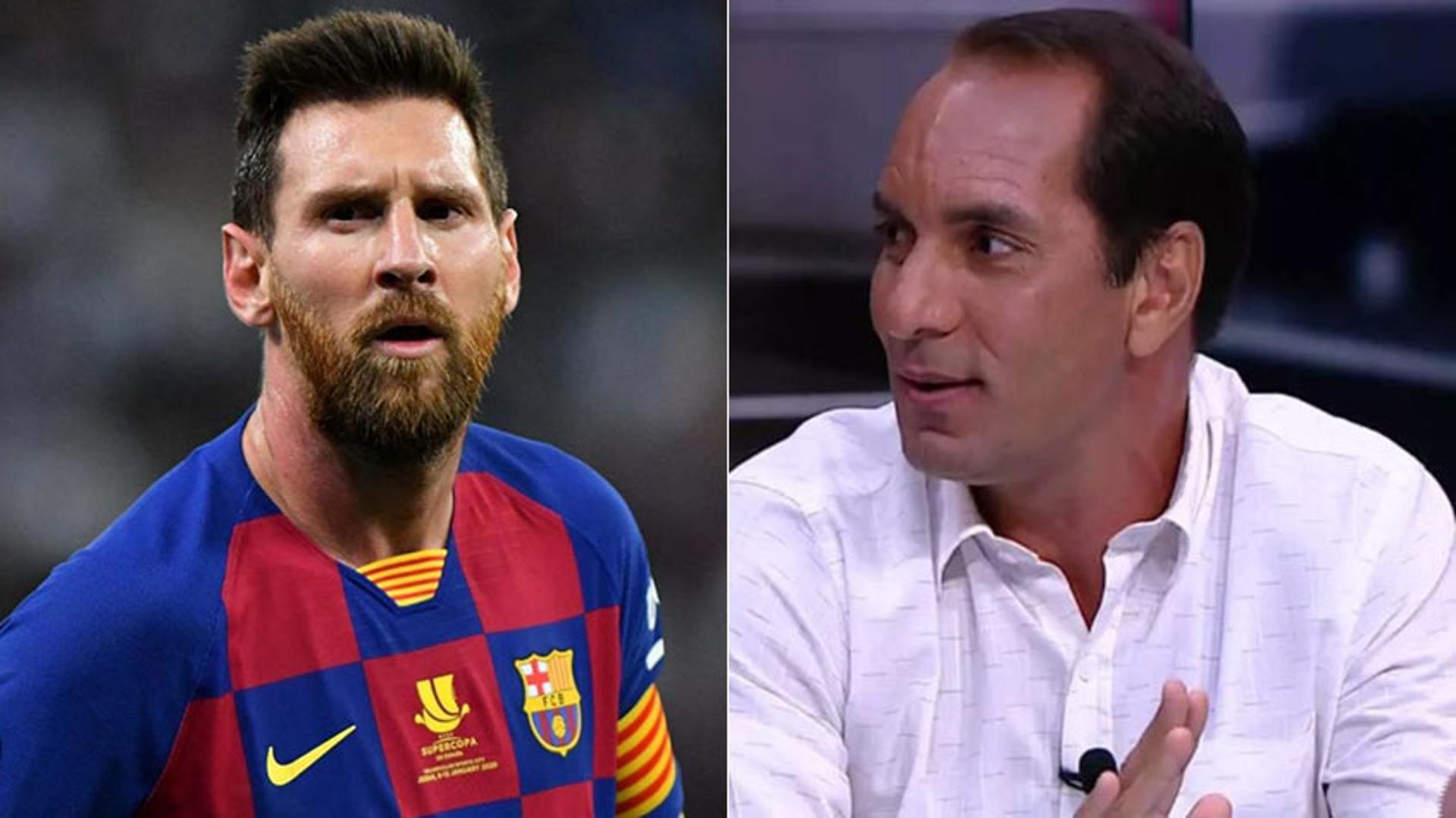 Montagem - Messi e Edmundo