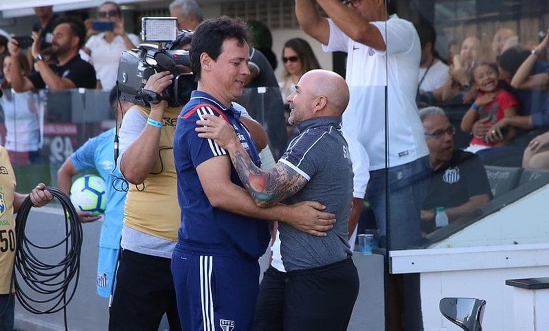 Fernando Diniz e Jorge Sampaoli