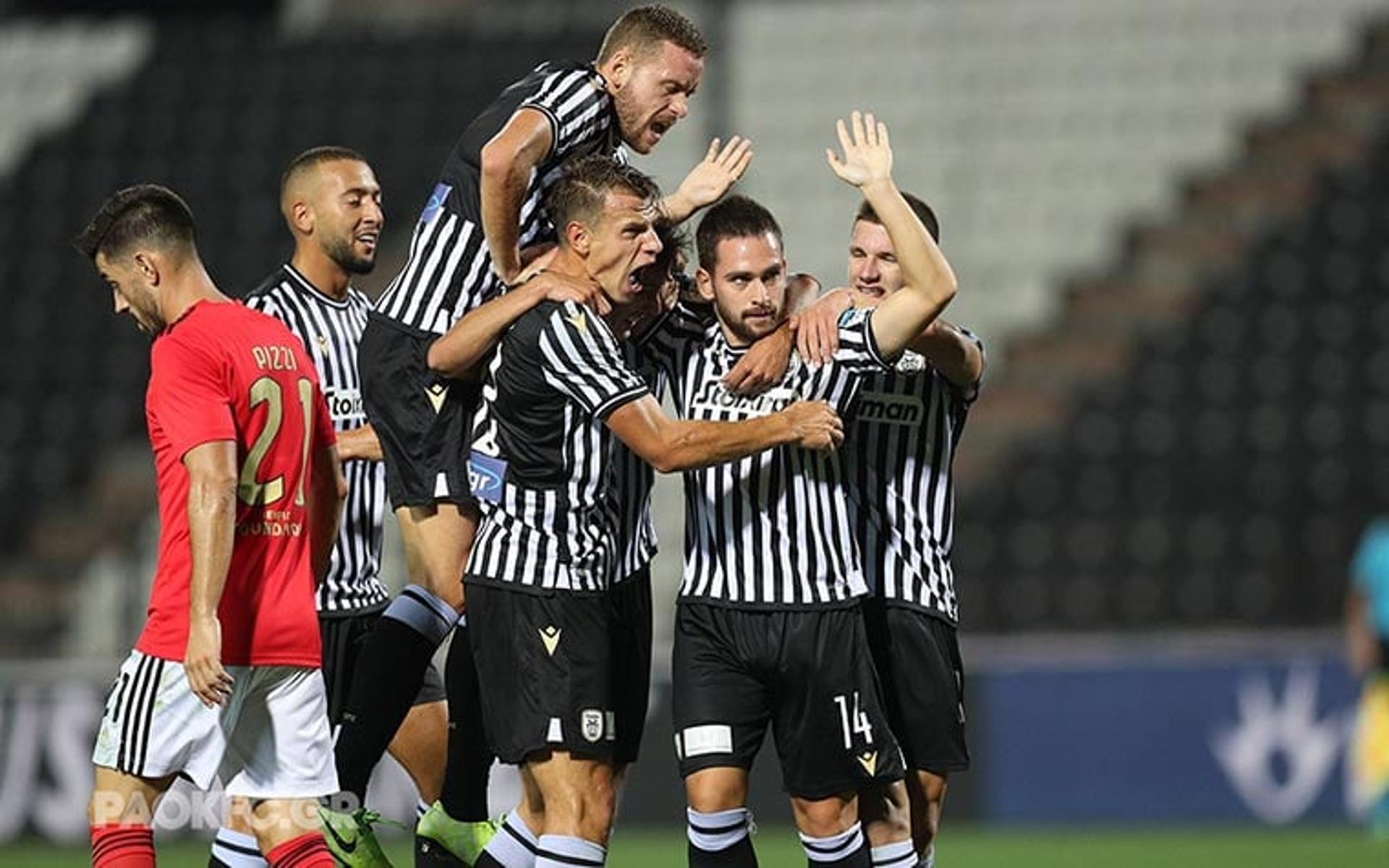 PAOK x Benfica - Comemoração