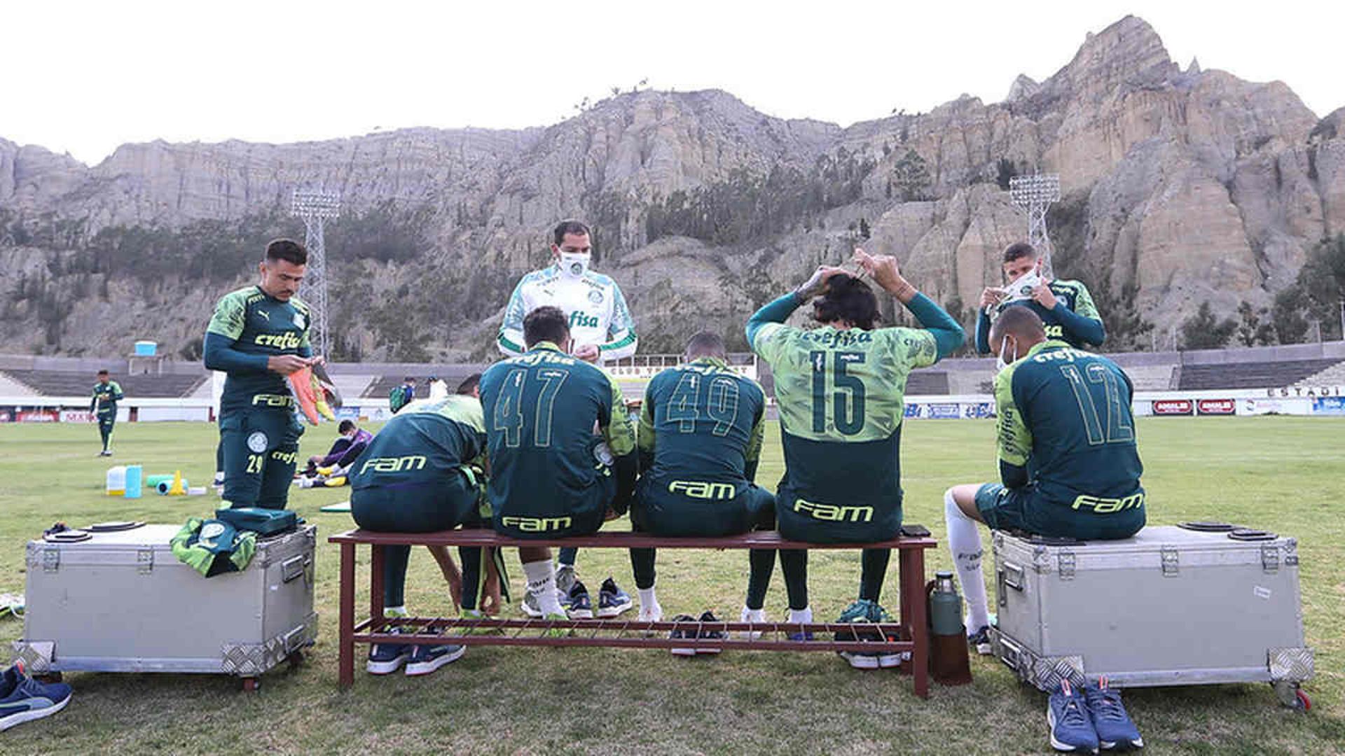 Palmeiras treino Bolívia