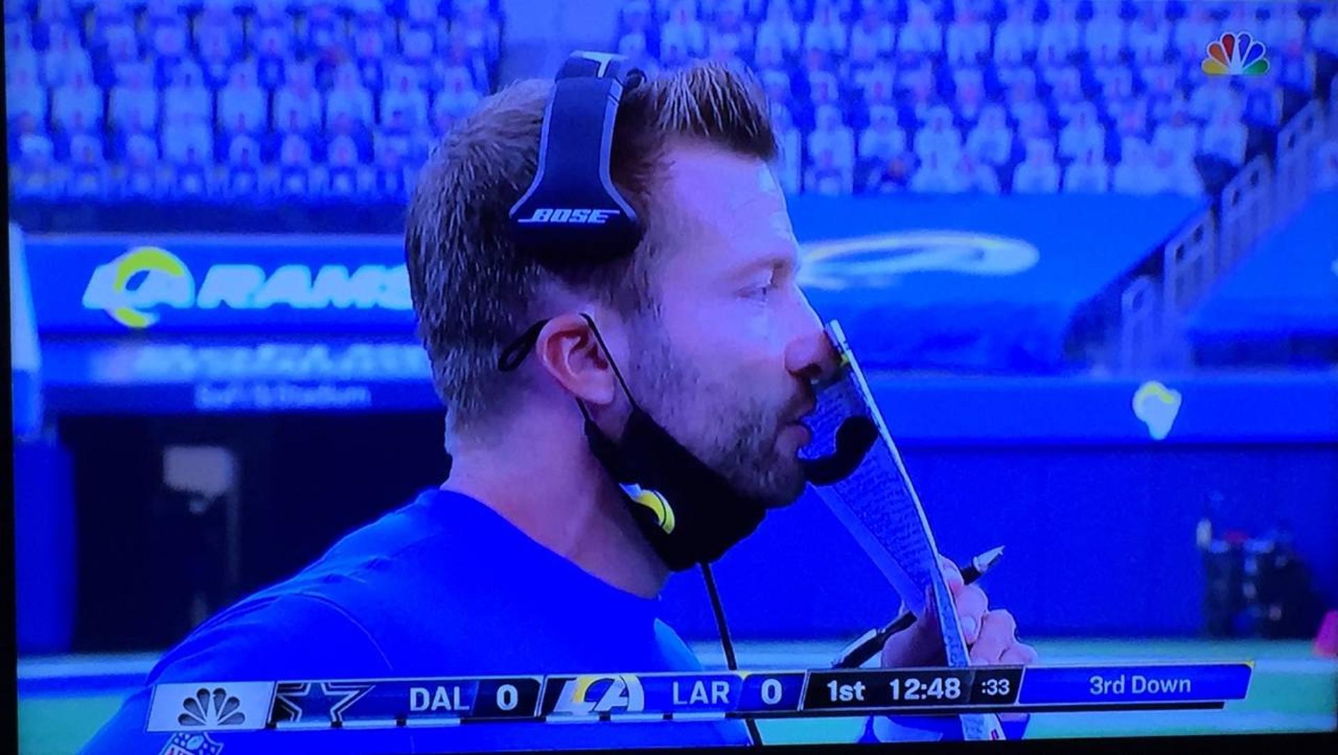 Sean McVay máscara