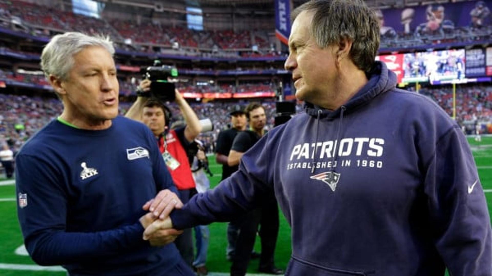 Pete Carroll e Bill Belichick