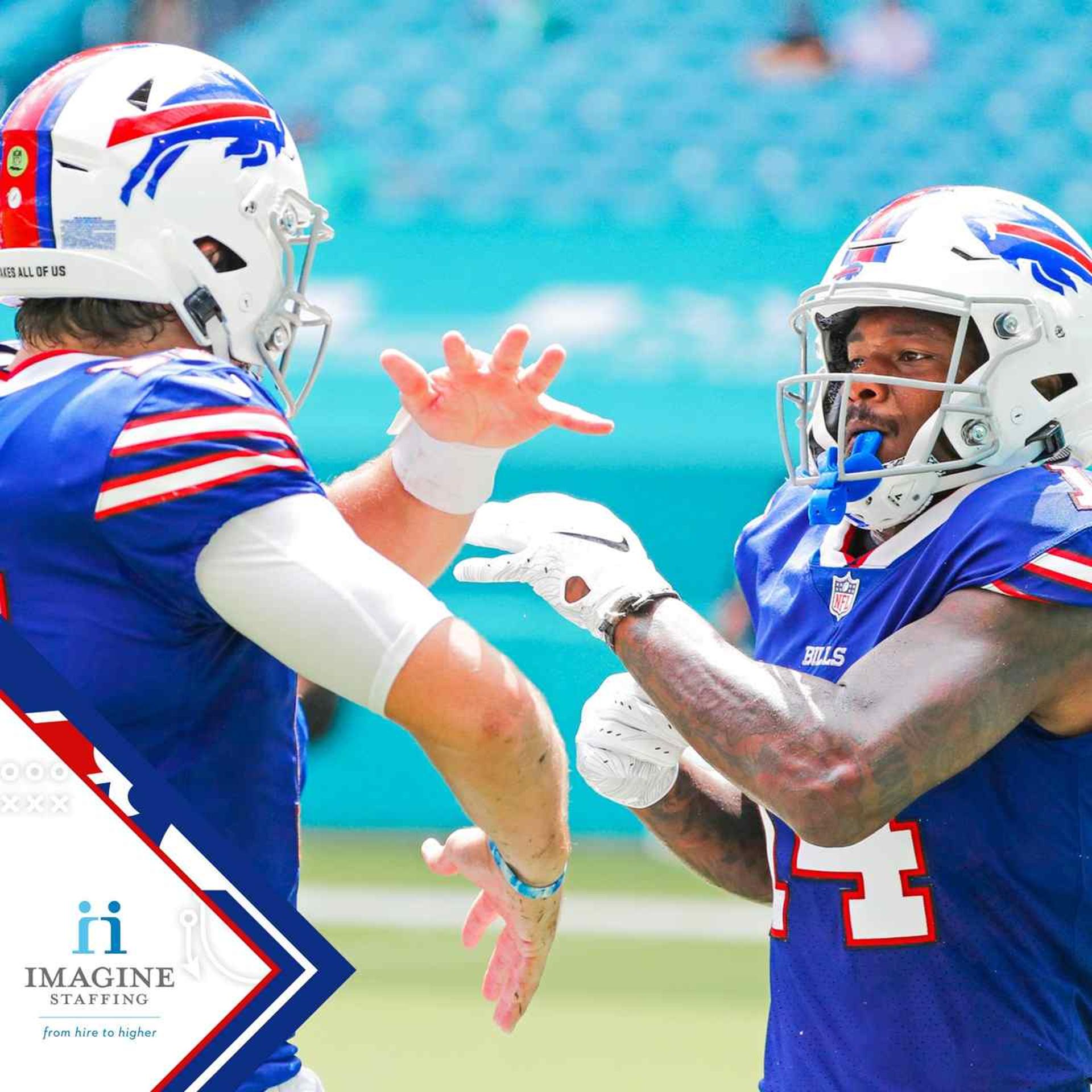 Josh Allen e Stephon Diggs Buffalo Bills