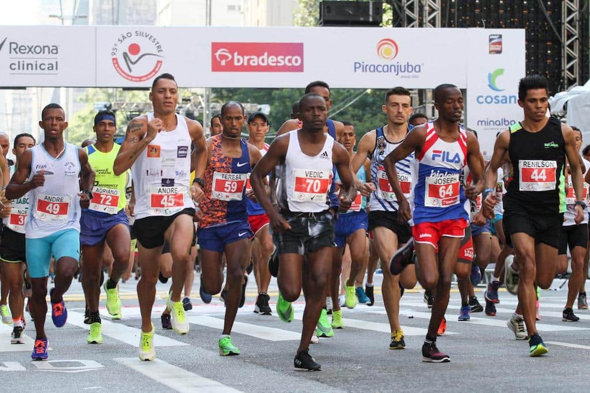 Largada da 95ª edição da Corrida de São Silvestre, em 2019. (DIvulgação)