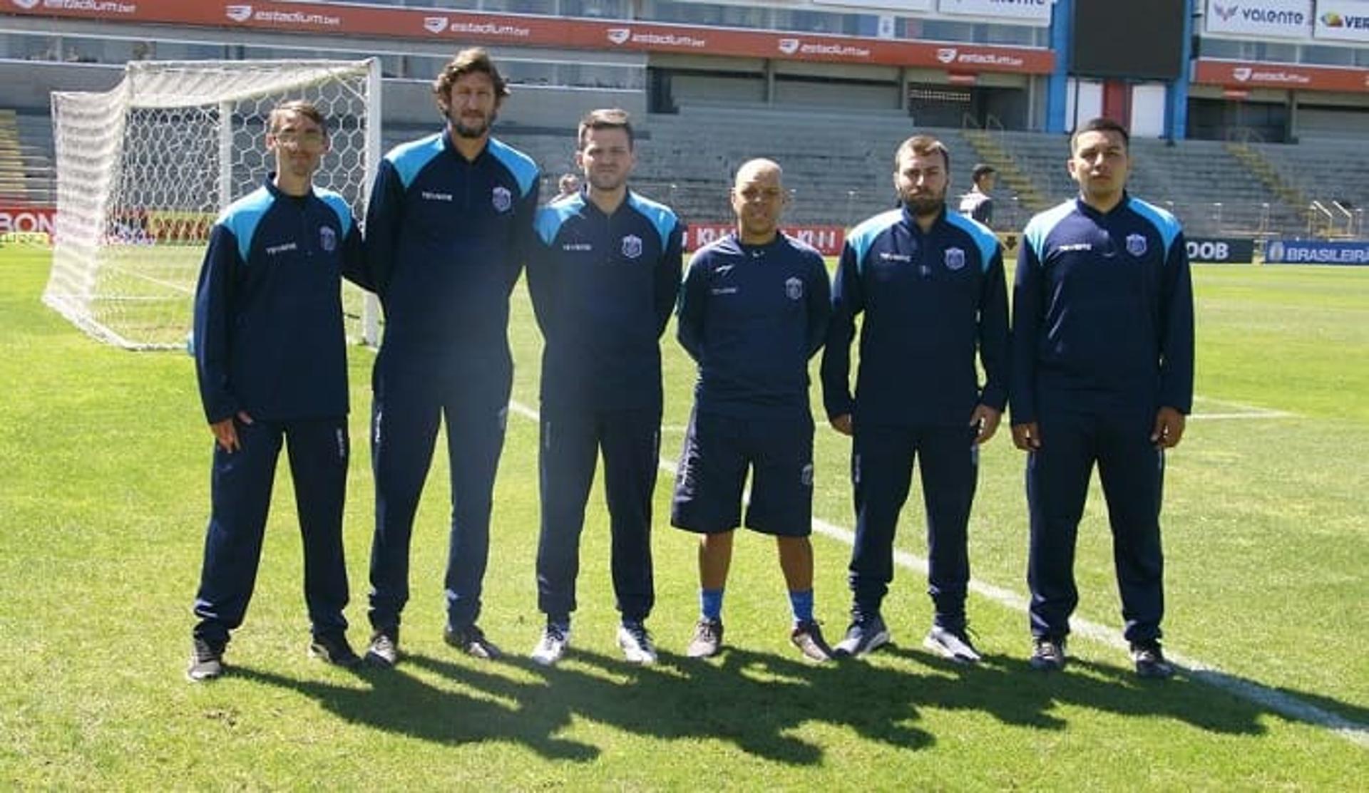 Comissão técnica do Guarani de Palhoça em visita a Vila Capanema