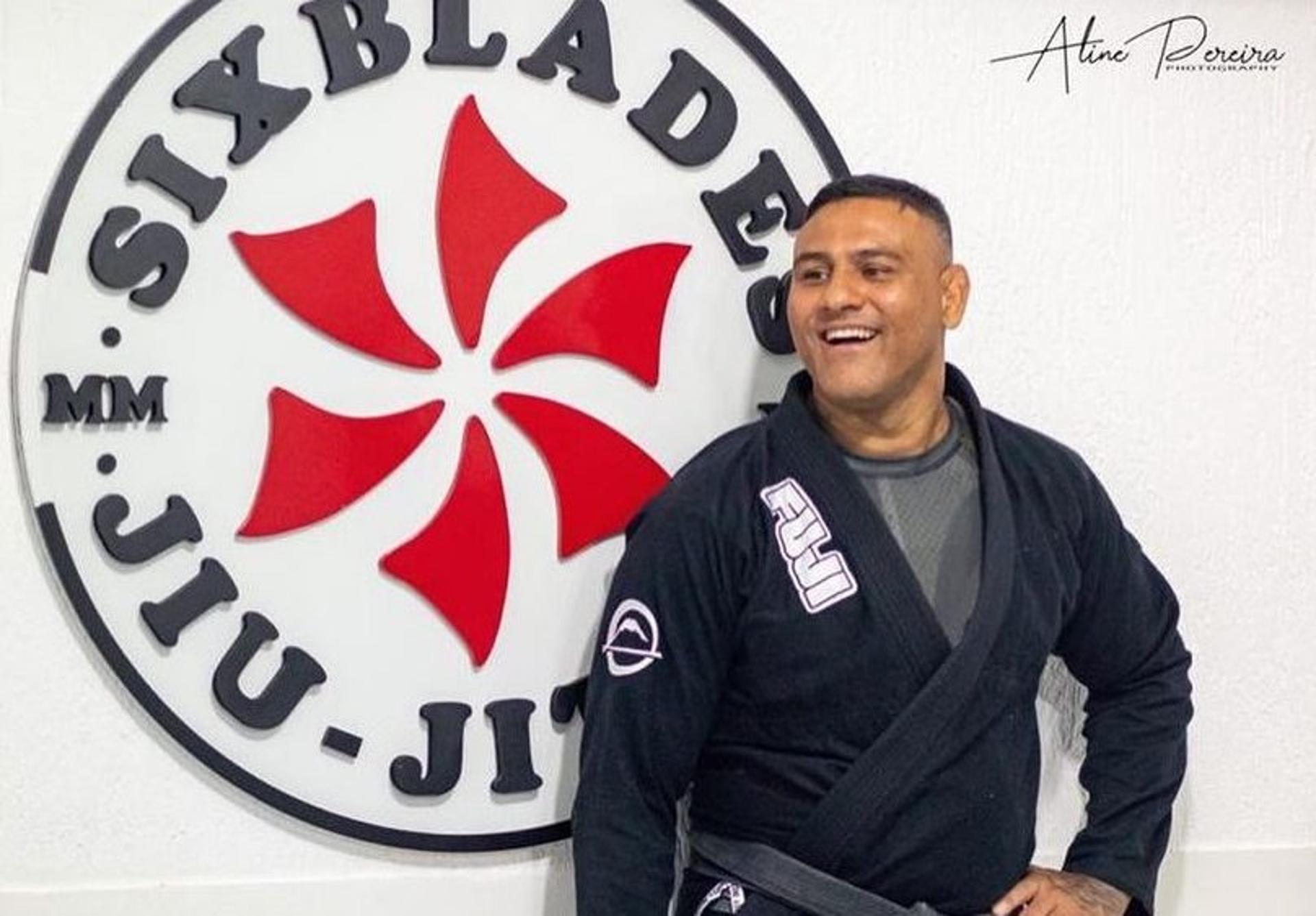 Diego Pereira é professor da Six Blades em Brasília e está animado com o International Pro (Foto Aline Pereira)