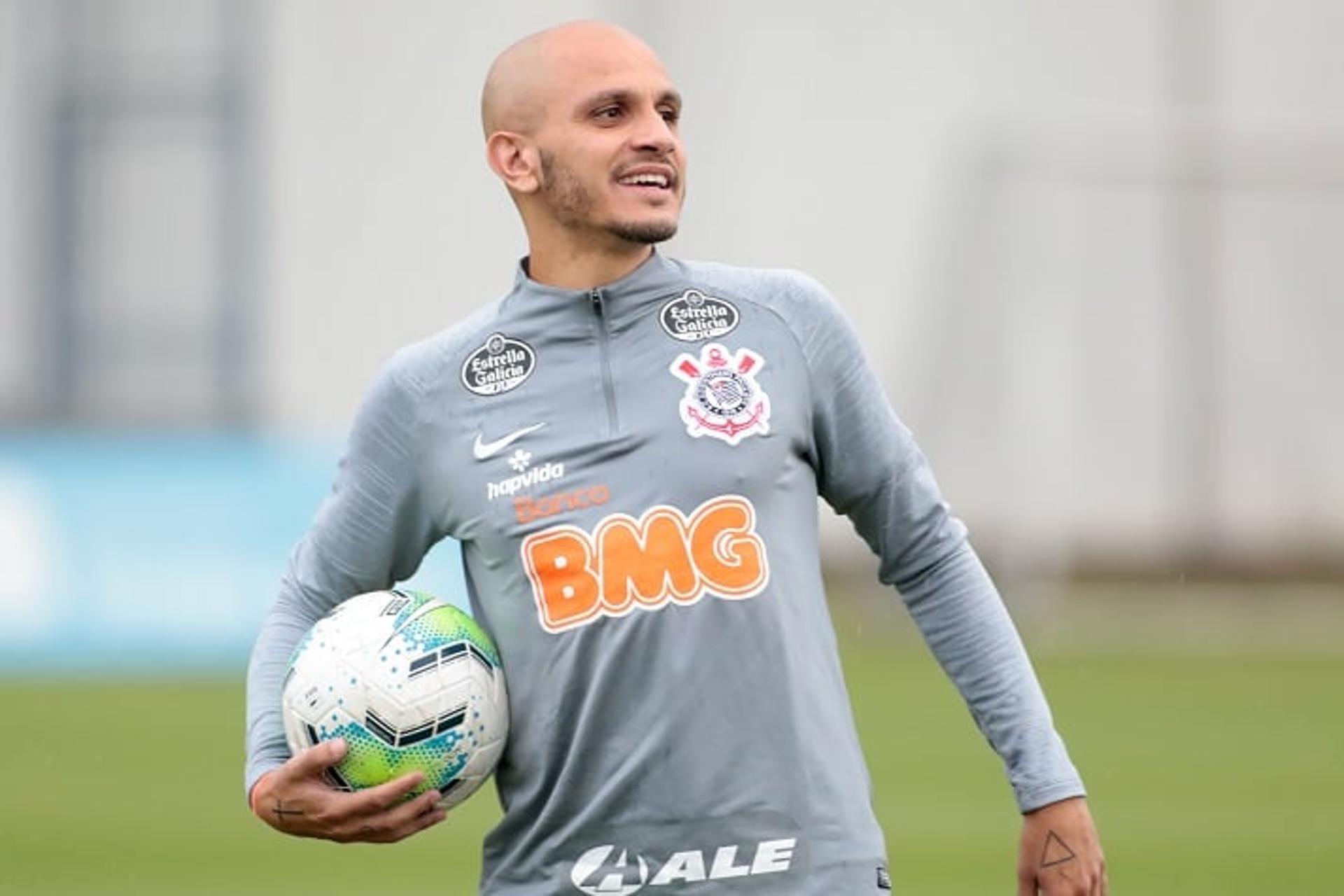 Fábio Santos - Treino Corinthians