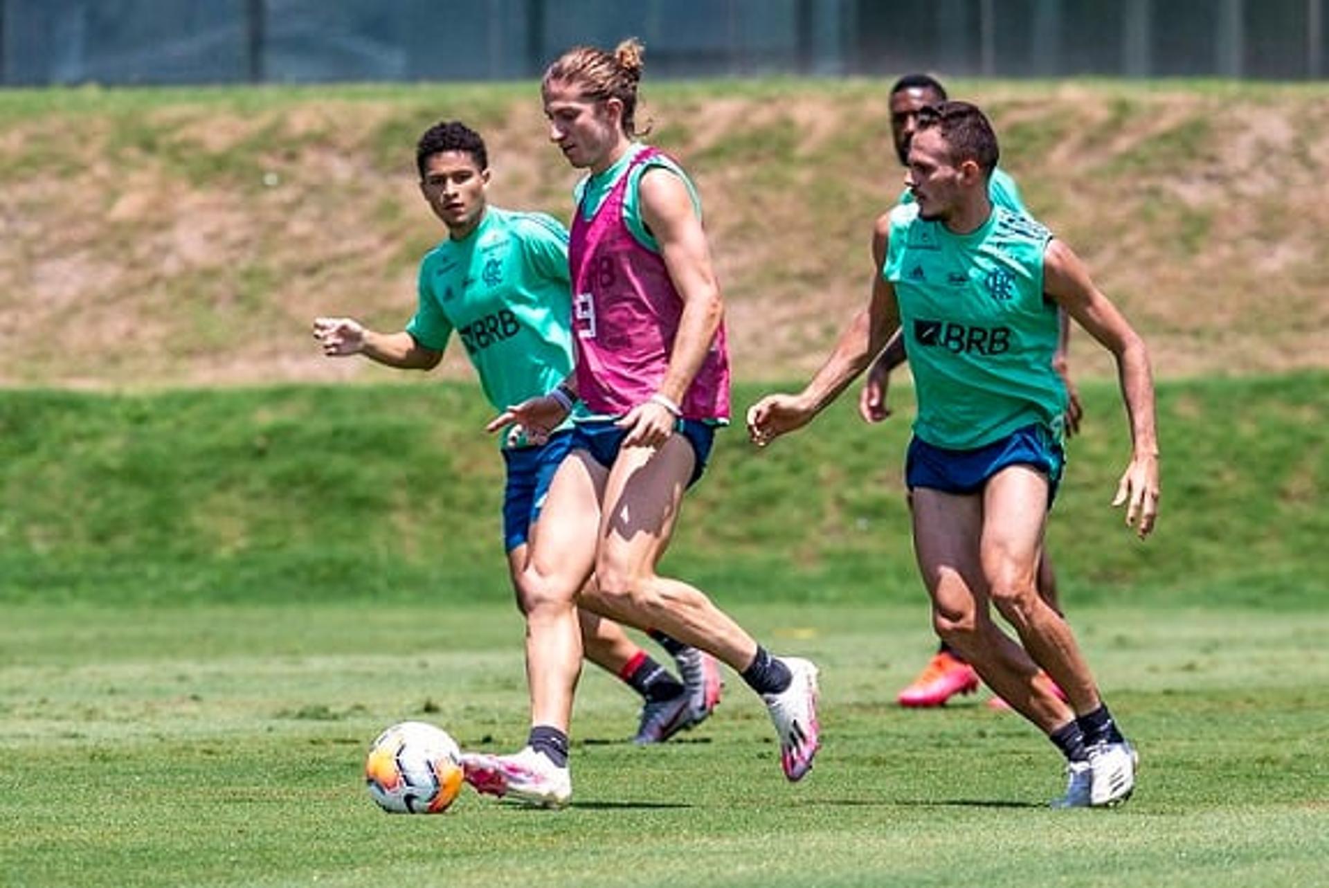 Filipe Luís - Treino Flamengo