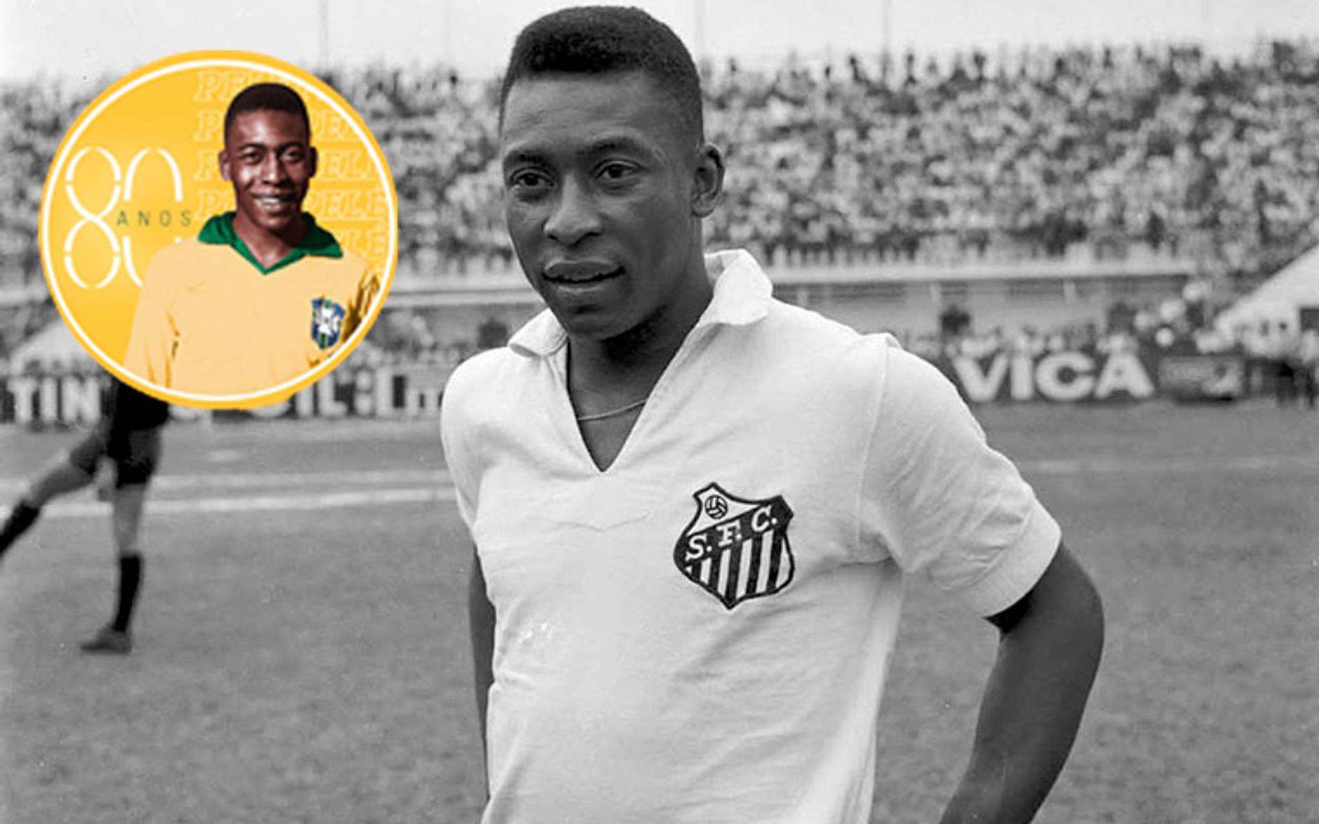 Pelé - 80 anos (SELO)