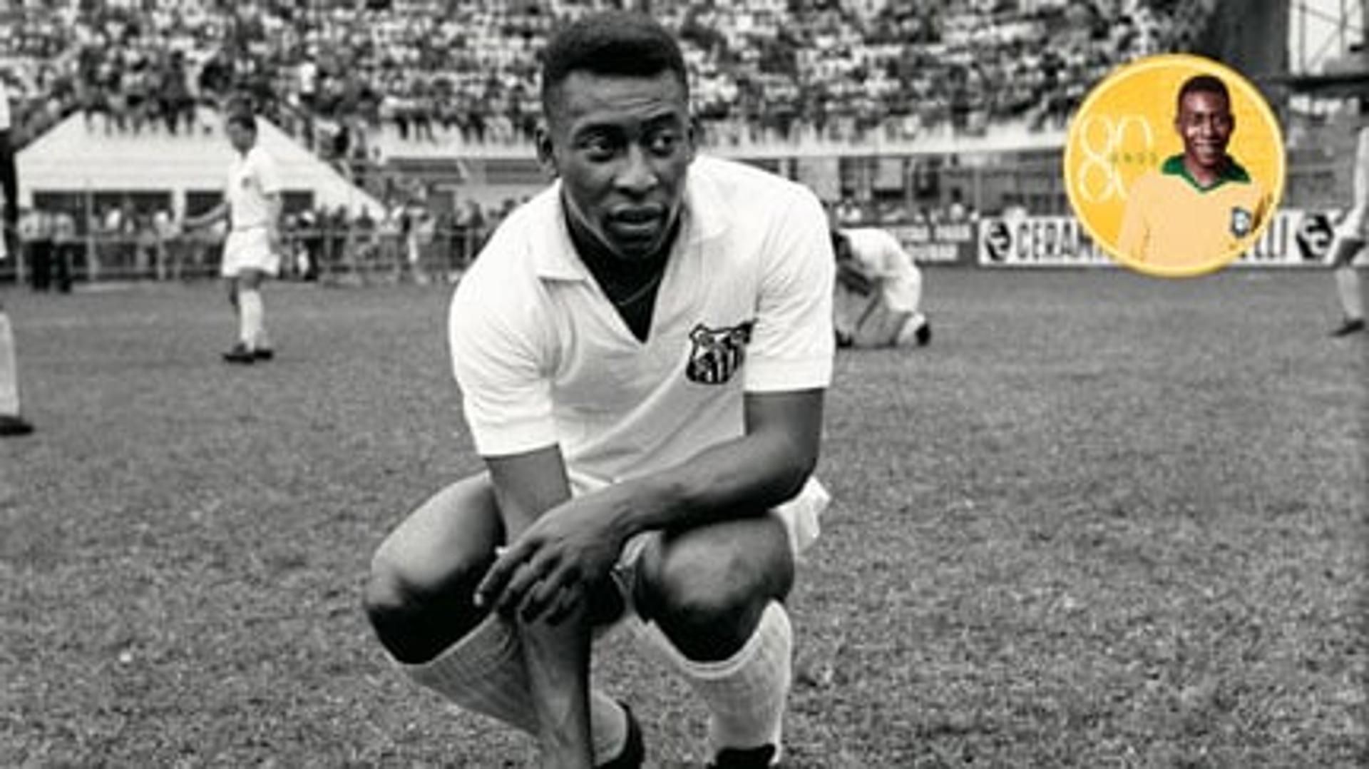 Pelé Santos Selo 80 anos